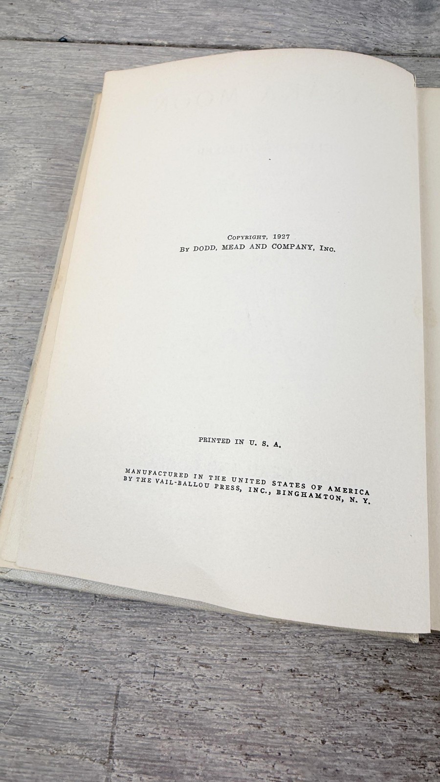 Vintage 1927 Kanaka Moon Clifford Gessler 1st Ed Dodd Mead Poetry Illustrated HC