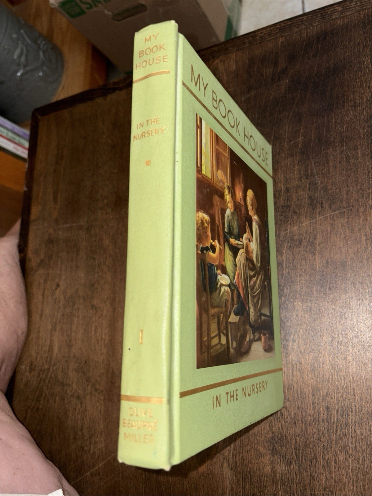“In The Nursery” My Book House, Rainbow Edition, Olive Beaupre Miller Excellent.
