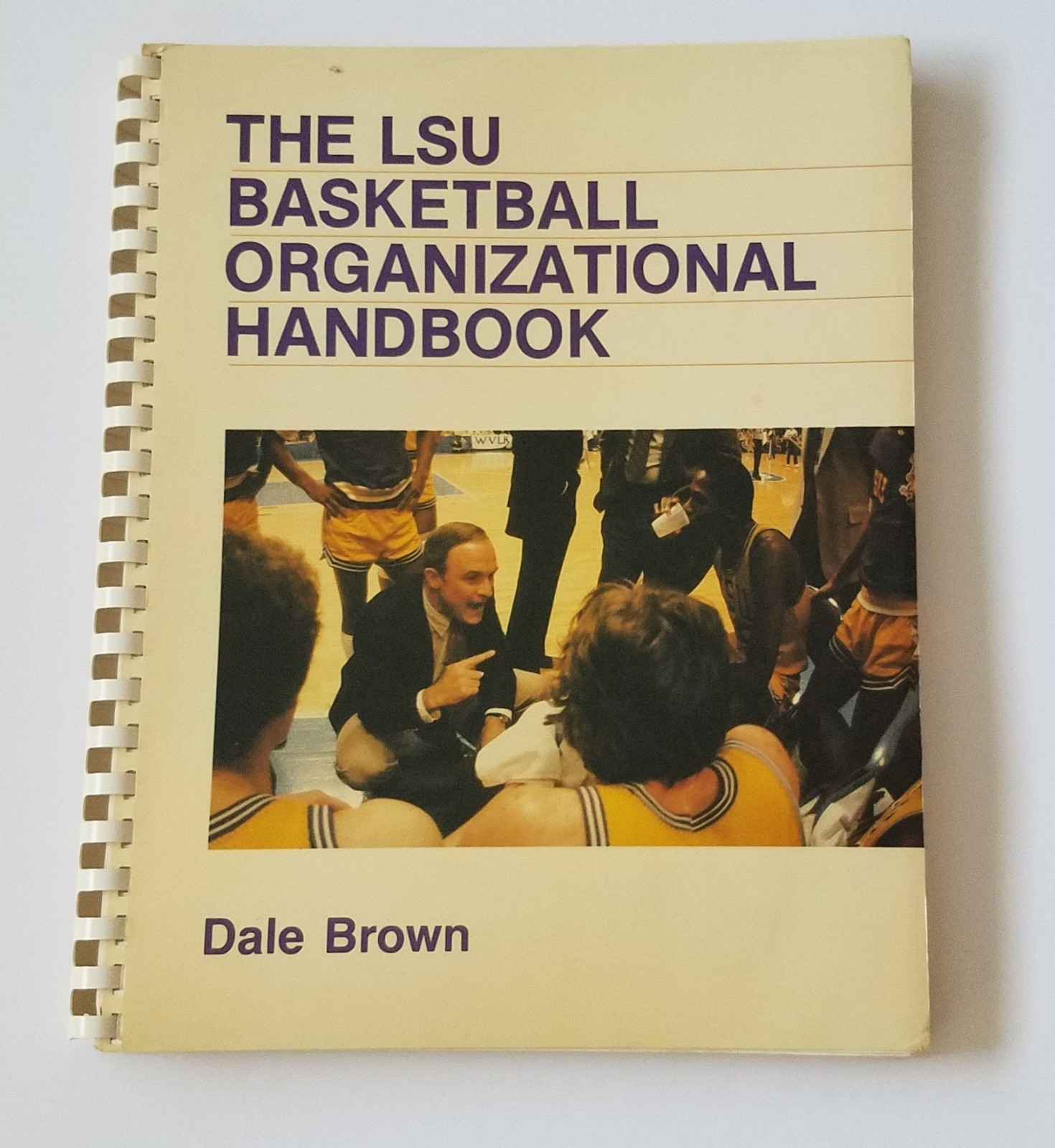 Vintage The LSU Basketball Organizational Handbook Dale Brown Coaching Book