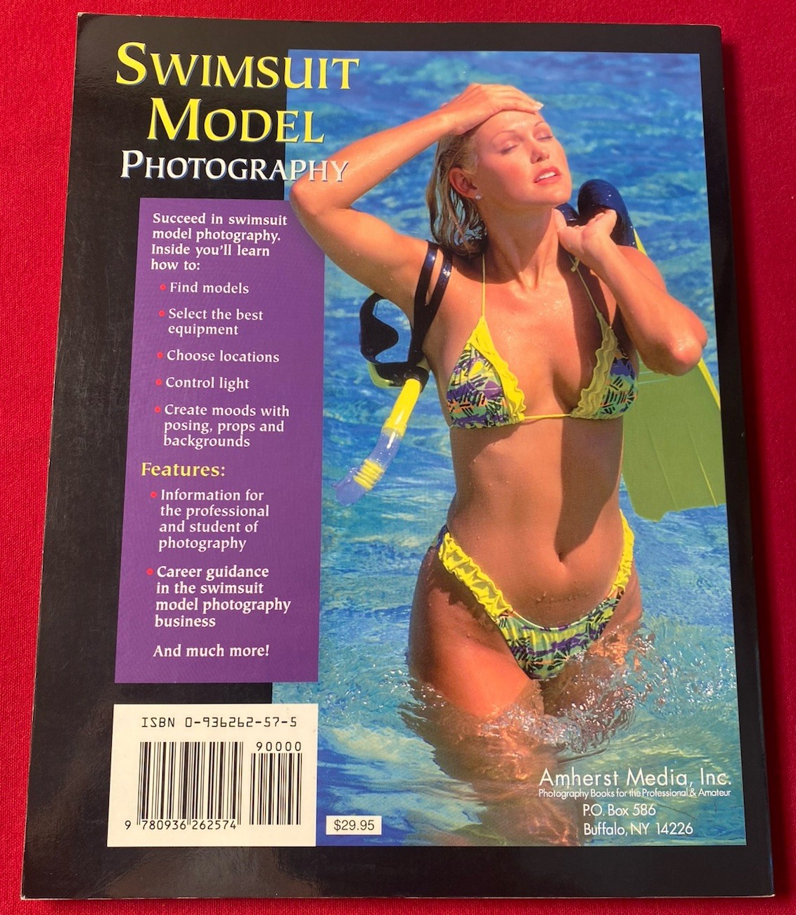 Swimsuit Model Photography Cliff Hollenbeck Amherst Media New Sealed Illustrated