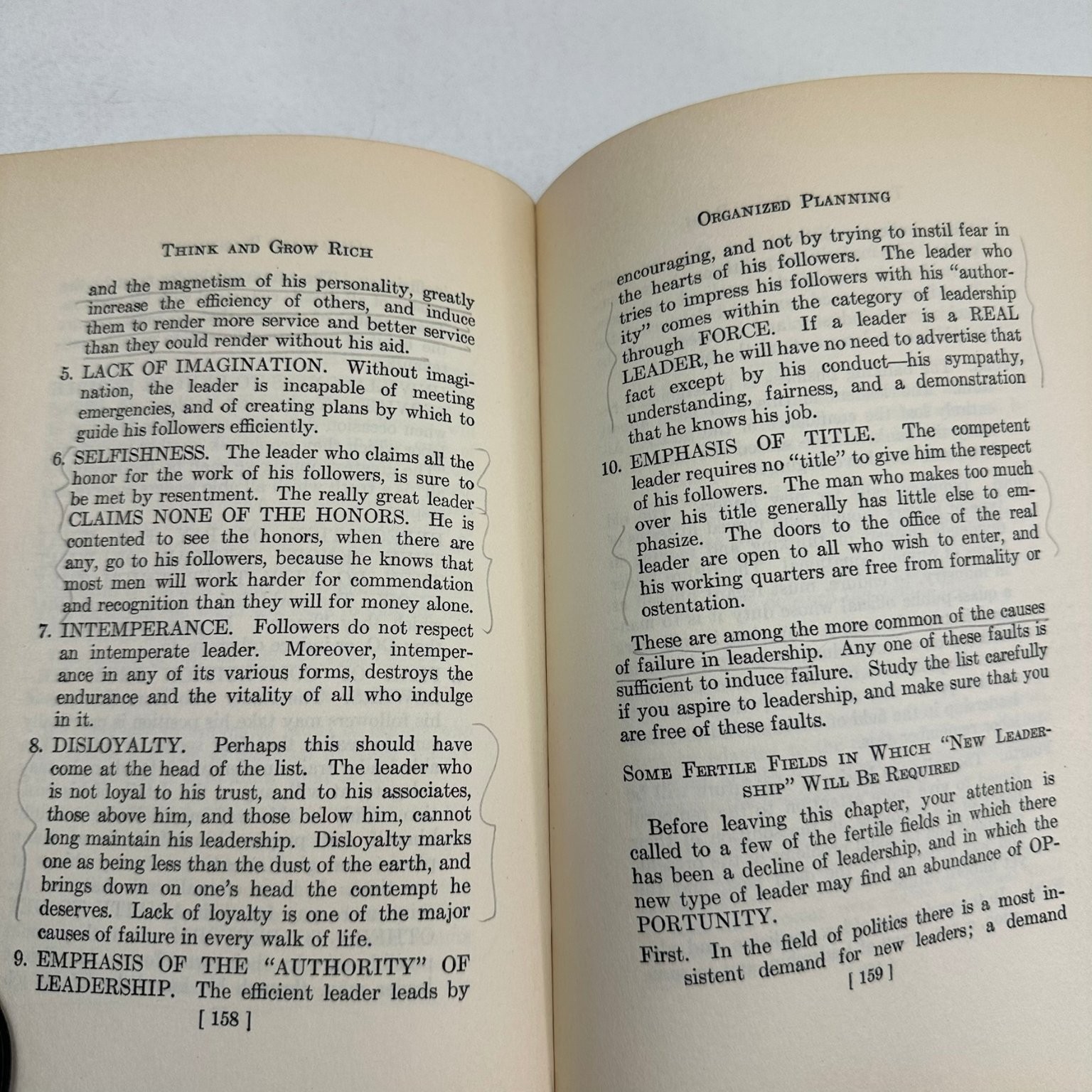 Think and Grow Rich Napoleon Hill 1937 Fourth Printing Self-Help Ralston Society