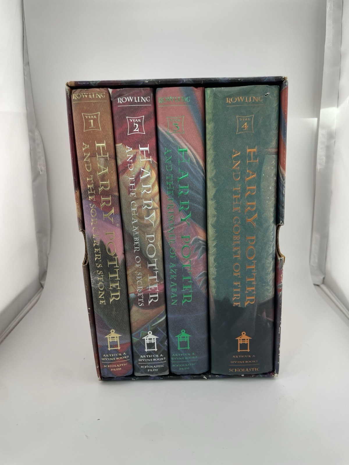 Harry Potter Books Vol 1-4 J.K. Rowling Hardcover Box Set HBDJ