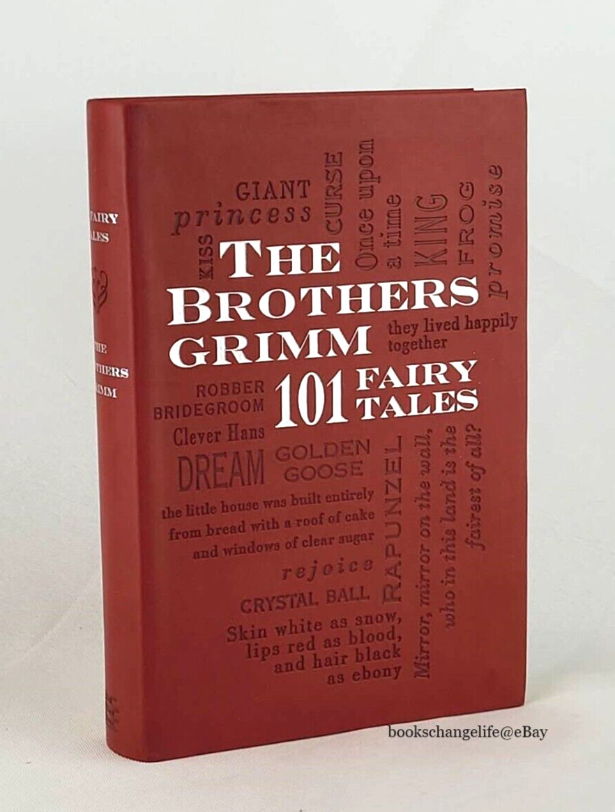 THE BROTHERS GRIMM: 101 Fairy Tales Flexi Bound Faux Leather Classic *Brand New*