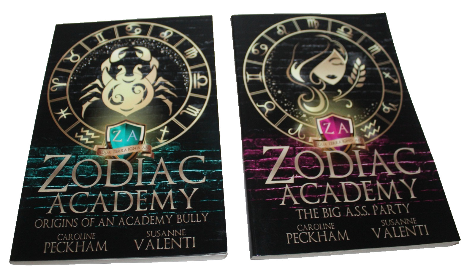 Zodiac Academy Paperback Set Fantasy Books 1-8 Peckham Valenti + BULLY / A.S.S.