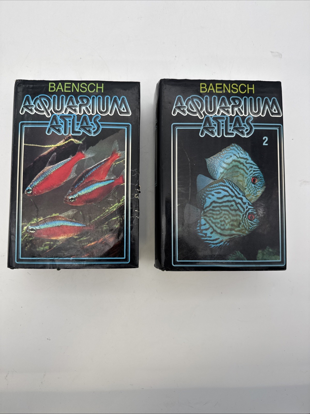 Aquarium Atlas Volume 1 & 2 Helmut Debelius; Hans A. Baensch 1994 Hardcover HC
