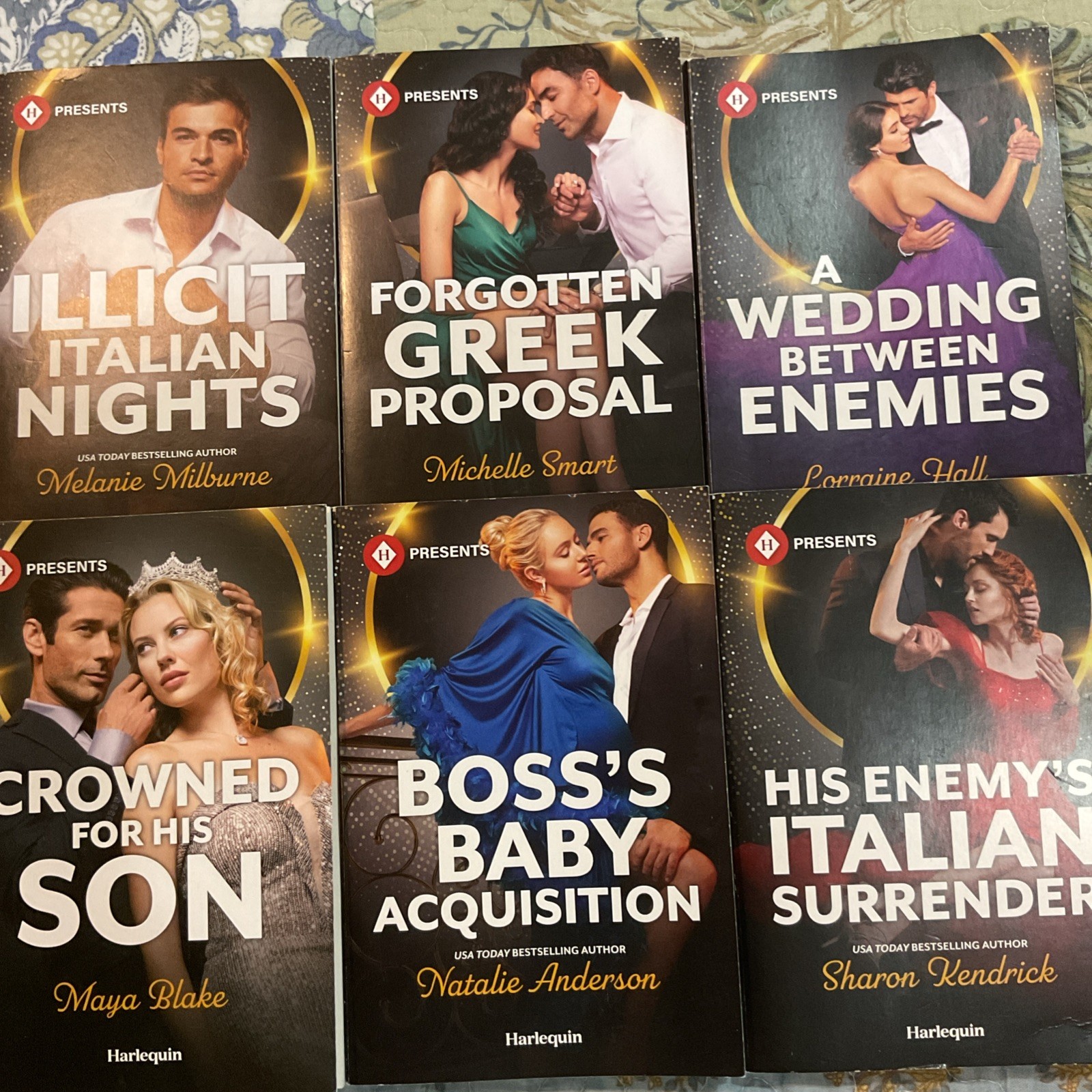 Lot Of 6 Harlequin Presents Paperback Romance Novels, Mar-Jun-Jul 2025