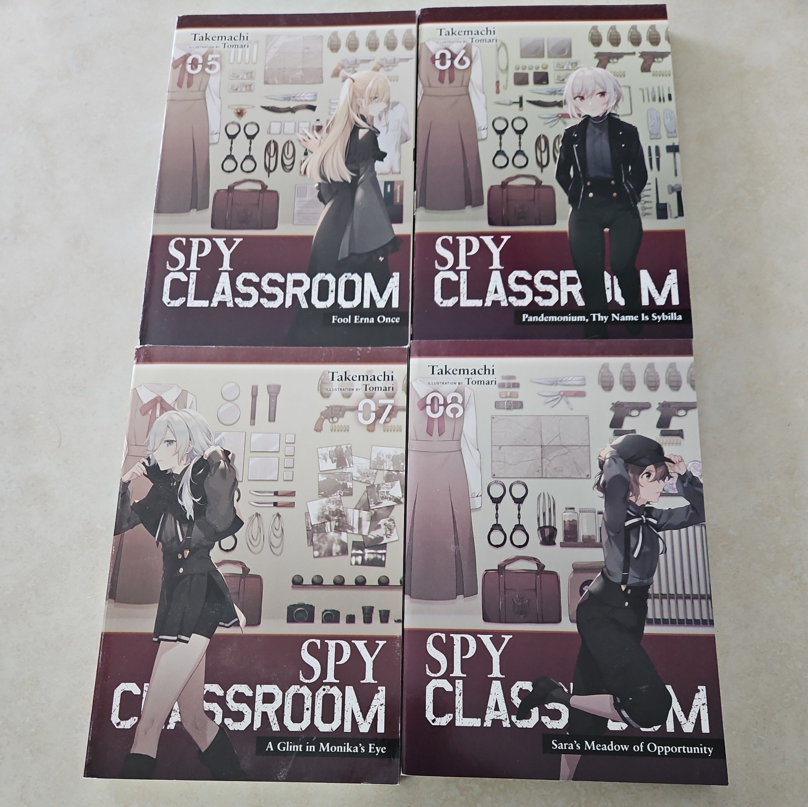 Spy Classroom, Vols. 5 – 8 (light novel) by Takemachi Takemachi Yen Press
