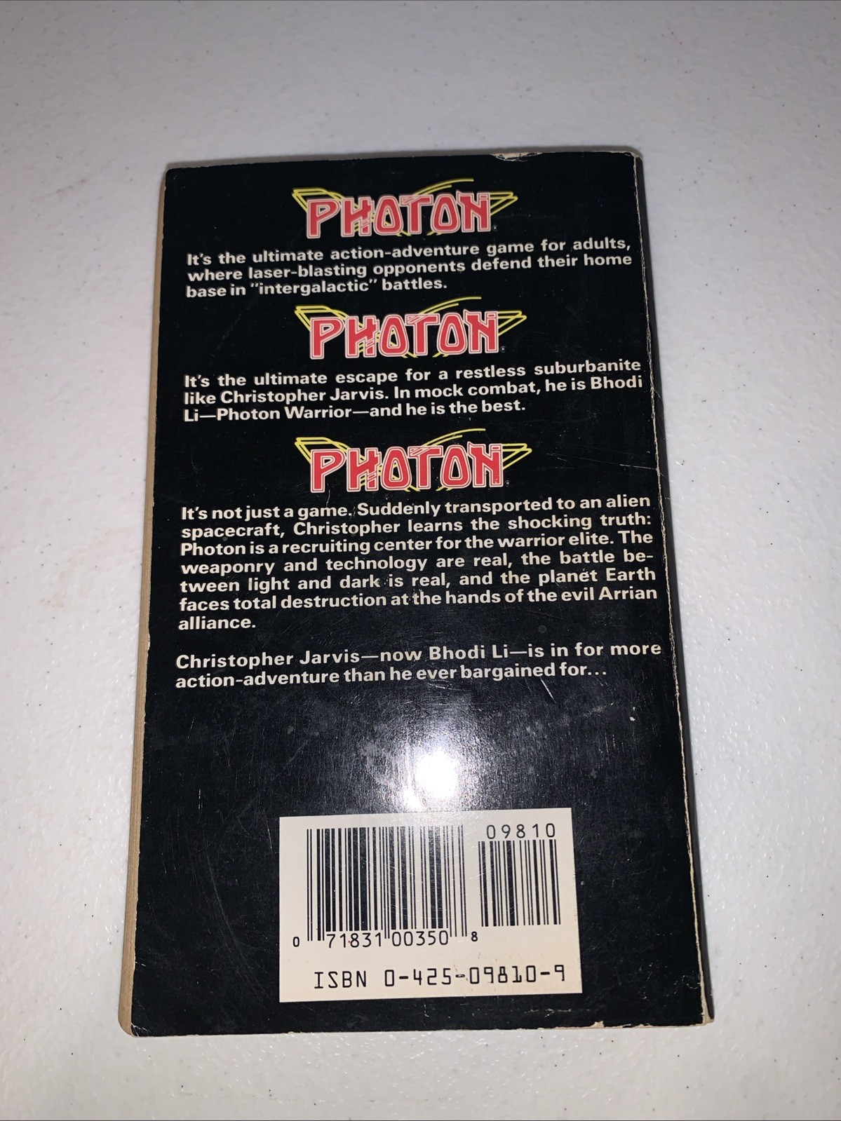 1987 Photon Thieves of Light by Michael Hudson Paperback Berkley Sci-Fi Novel