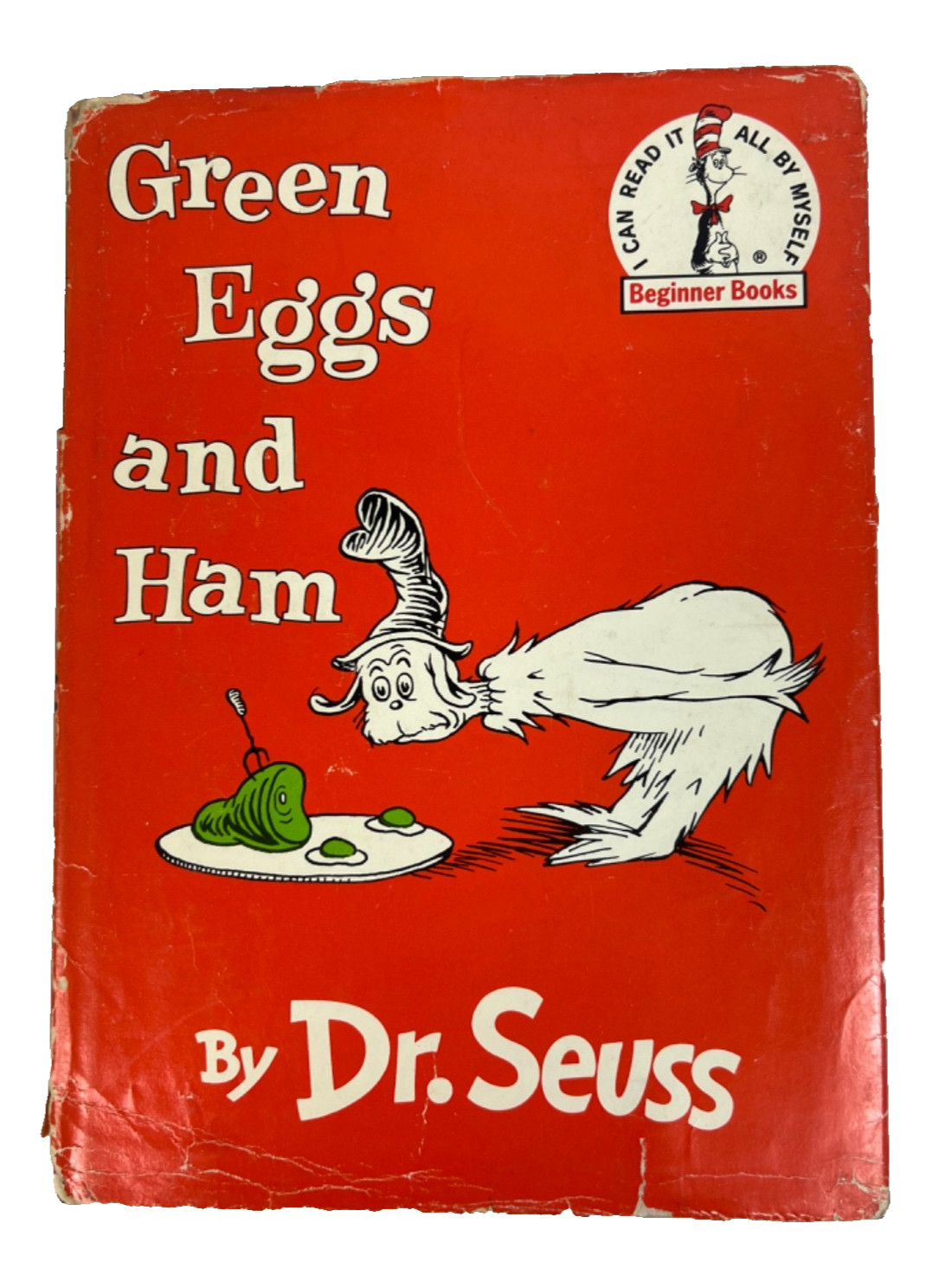 GREEN EGGS AND HAM Dr. Seuss Hardcover Book/Jacket 1960 First Edition 62 Pages