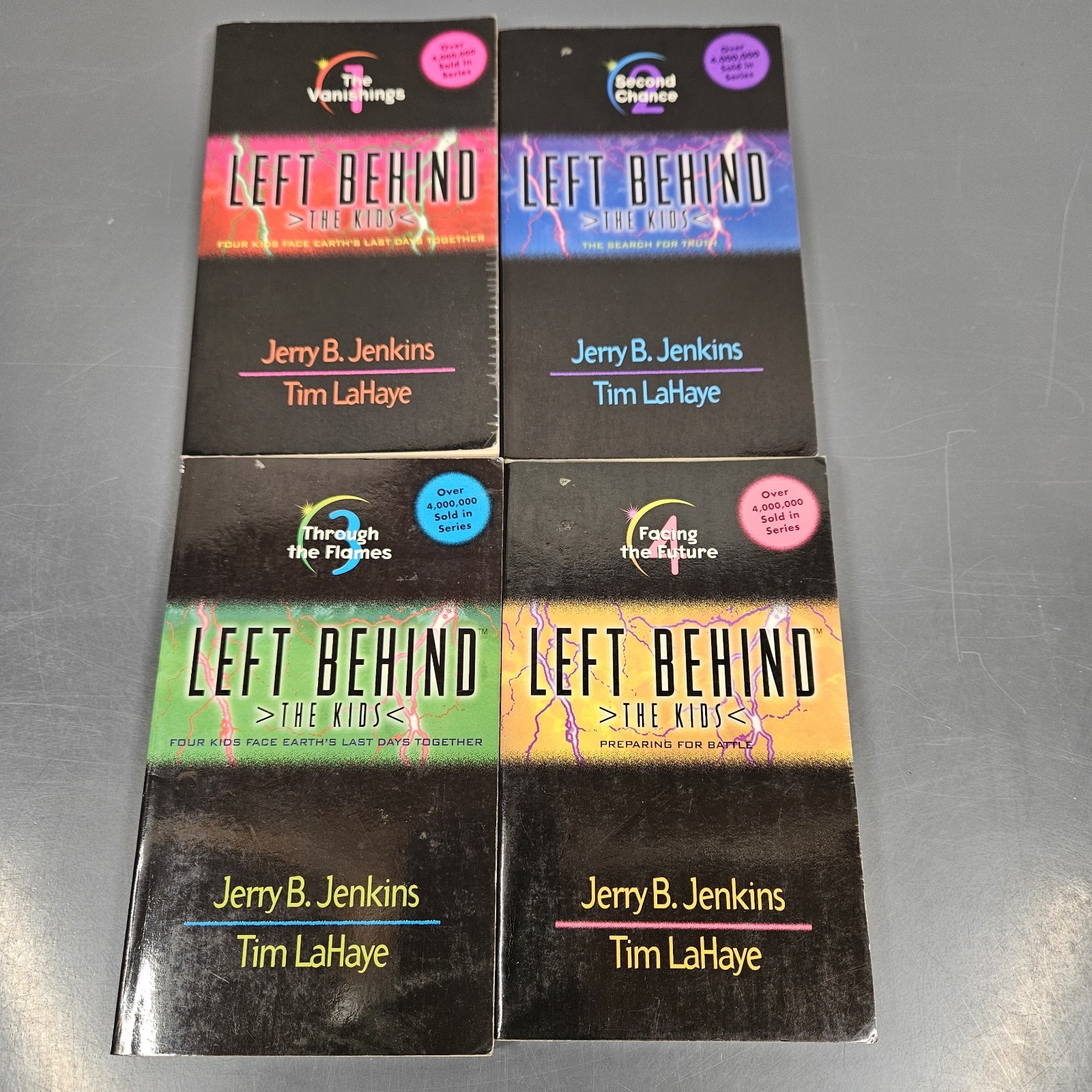 Left Behind The Kids Volumes 1-4 Jerry B Jenkins Tim LaHaye Youth Fiction PB
