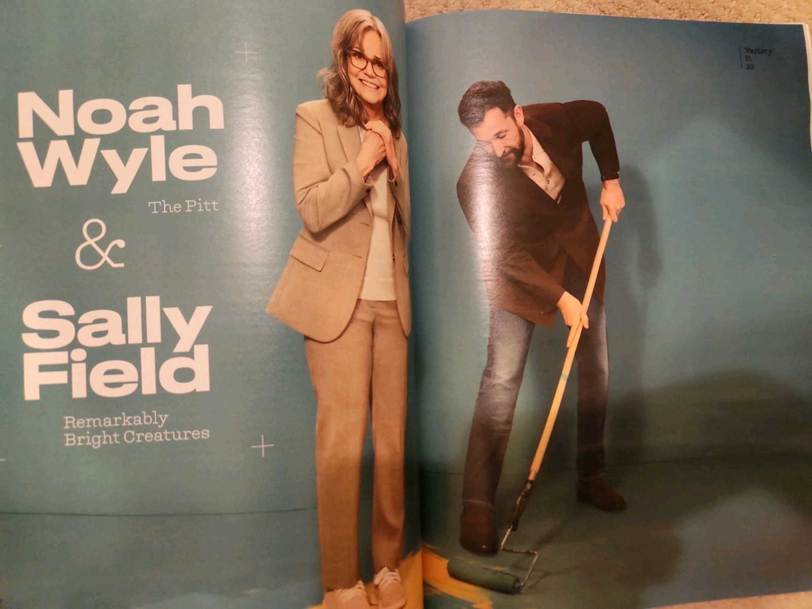 VARIETY Magazine Actors on Actors Noah Wyle & Sally Field Cover 6/3/26
