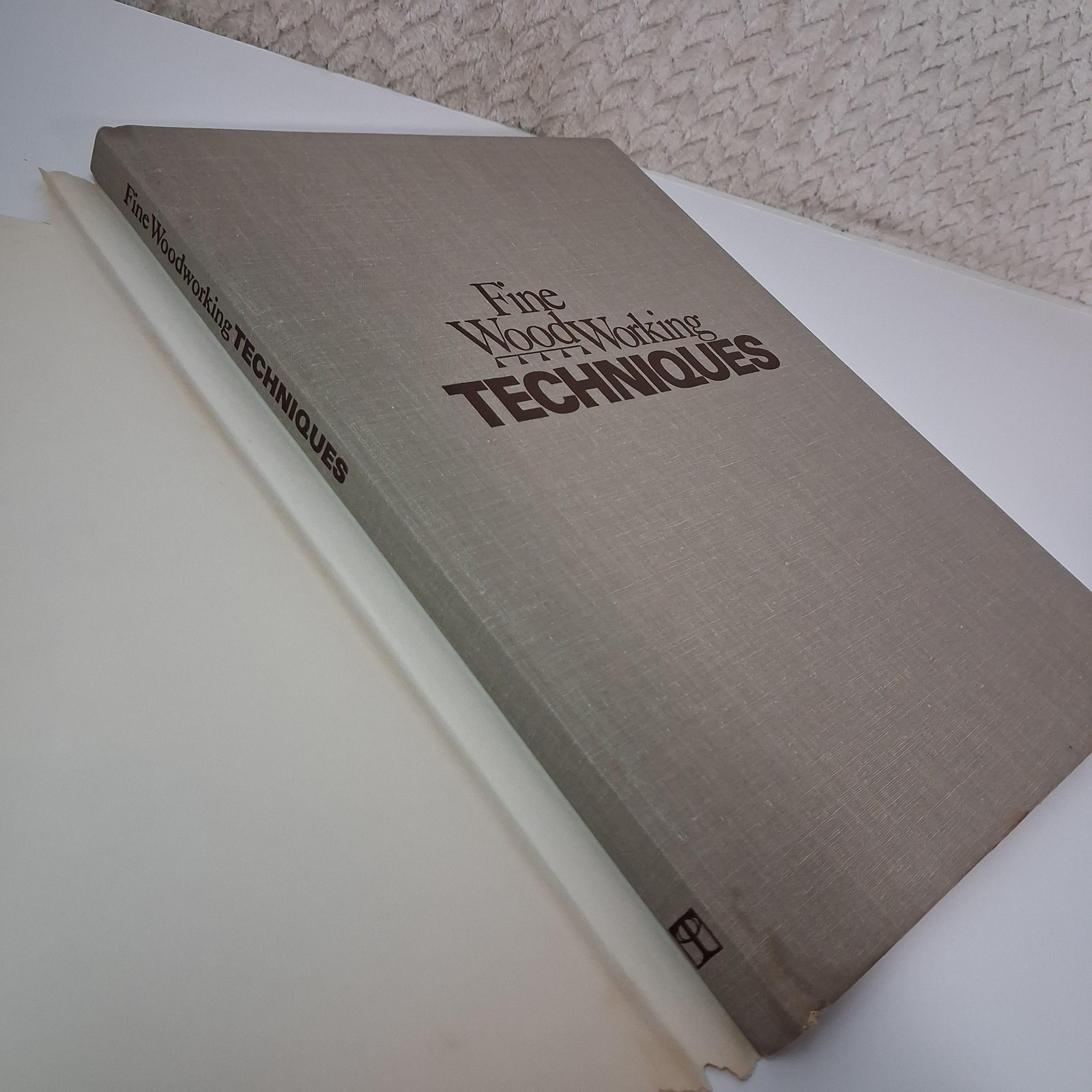 Vintage Fine Woodworking Techniques The Taunton Press Cream HC DJ 1978 USA