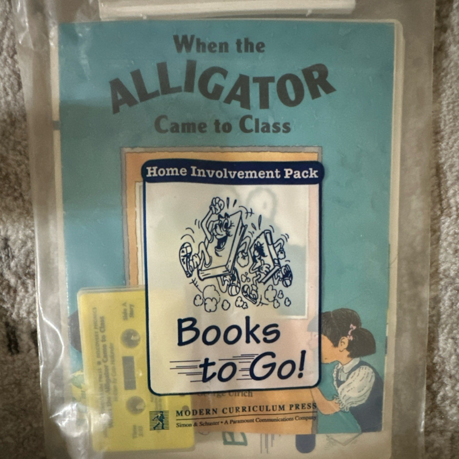 Modern Curriculum Press When the Alligator Came to Class Book & Cassette Discov…