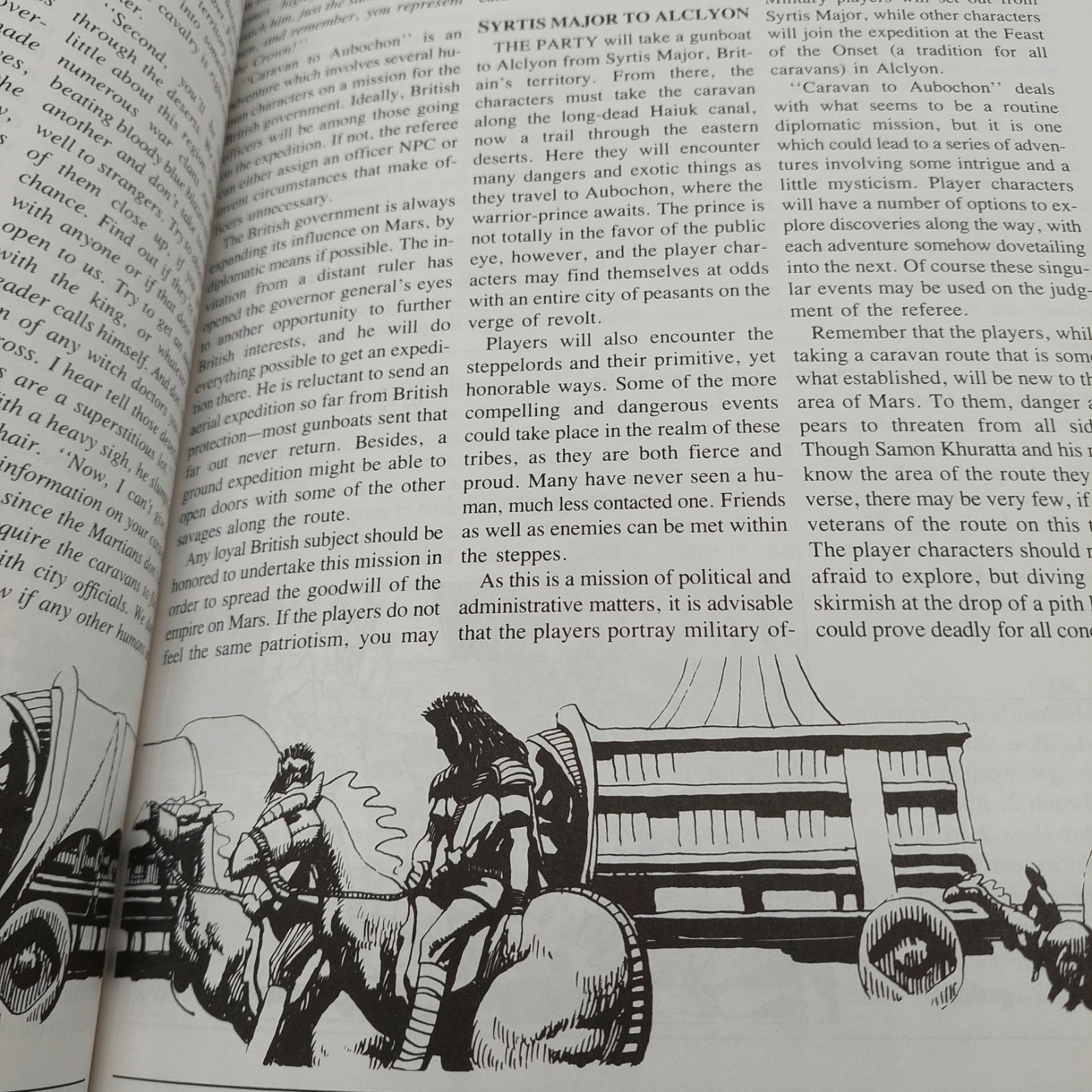 SPACE: 1889, CARAVANS OF MARS by ED ANDREWS, GDW GAMES #1903, 1989 RPG!