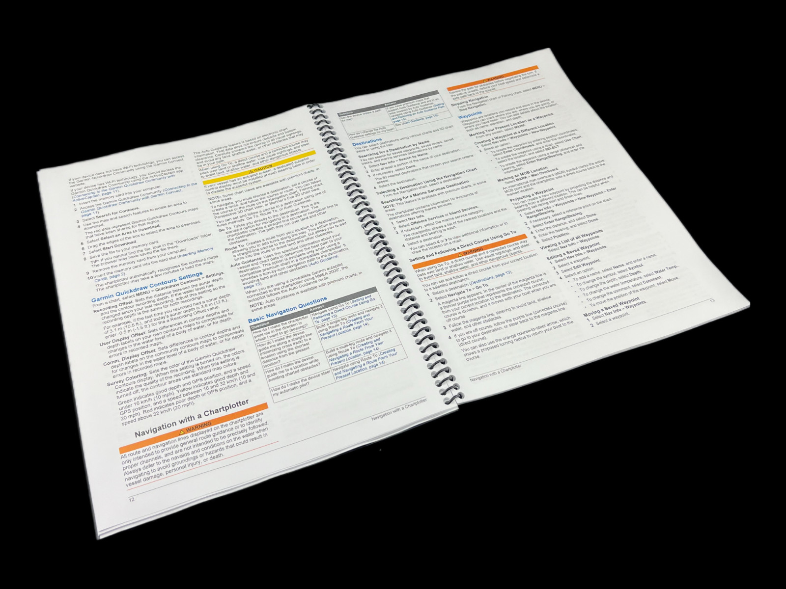 Garmin EchoMAP Plus 40 60 70 90 Owners Manual: 54 Pages, Color, Free Shipping