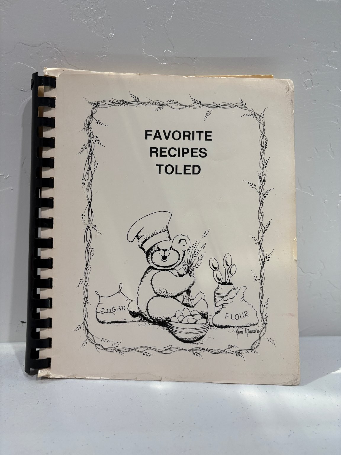 Favorite Recipes Toled Poinsettia Painters Ventura County Cookbook Spiral