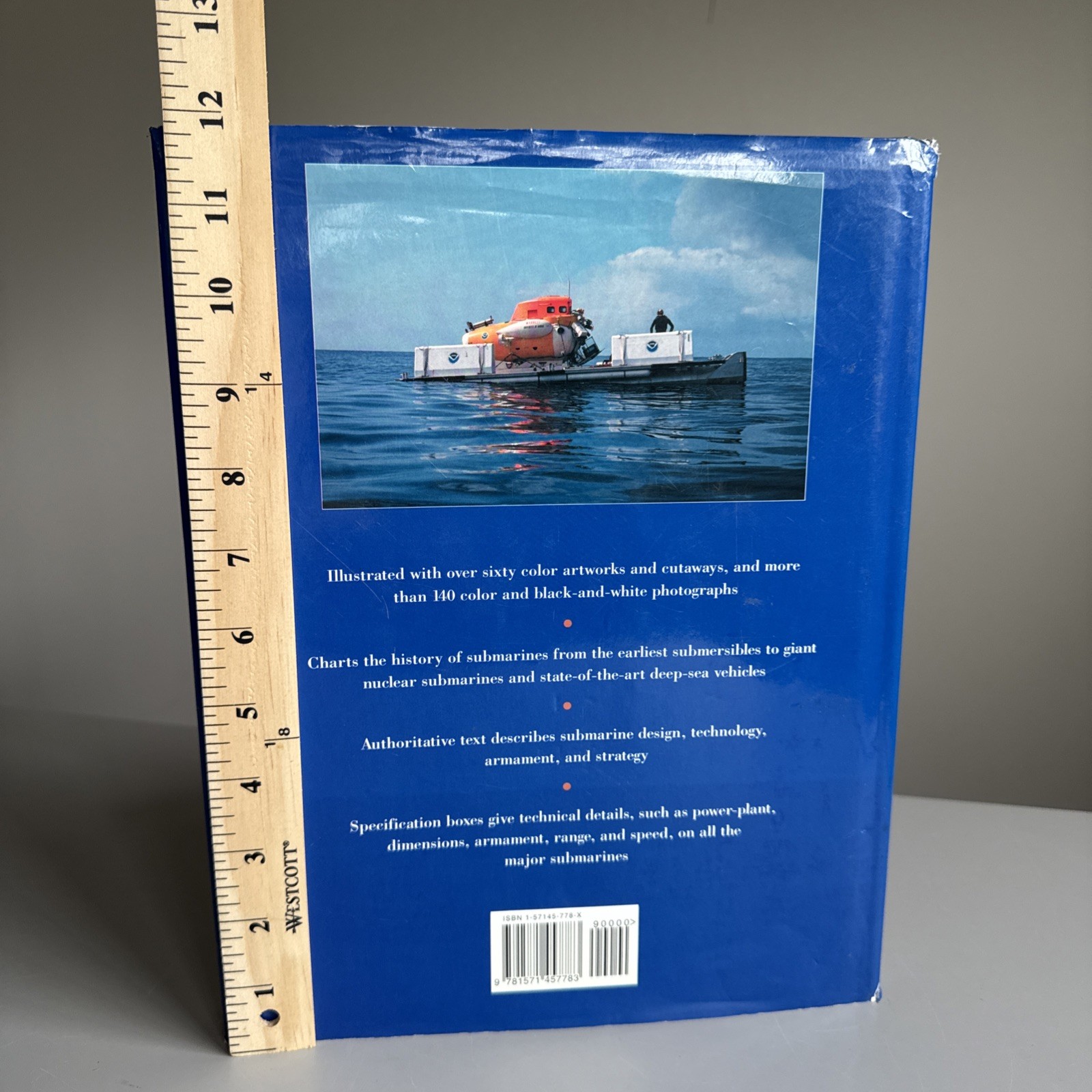 2002 Submarines and Deep Sea Vehicles Hardcover Coffee Table Book Jeffrey Tall