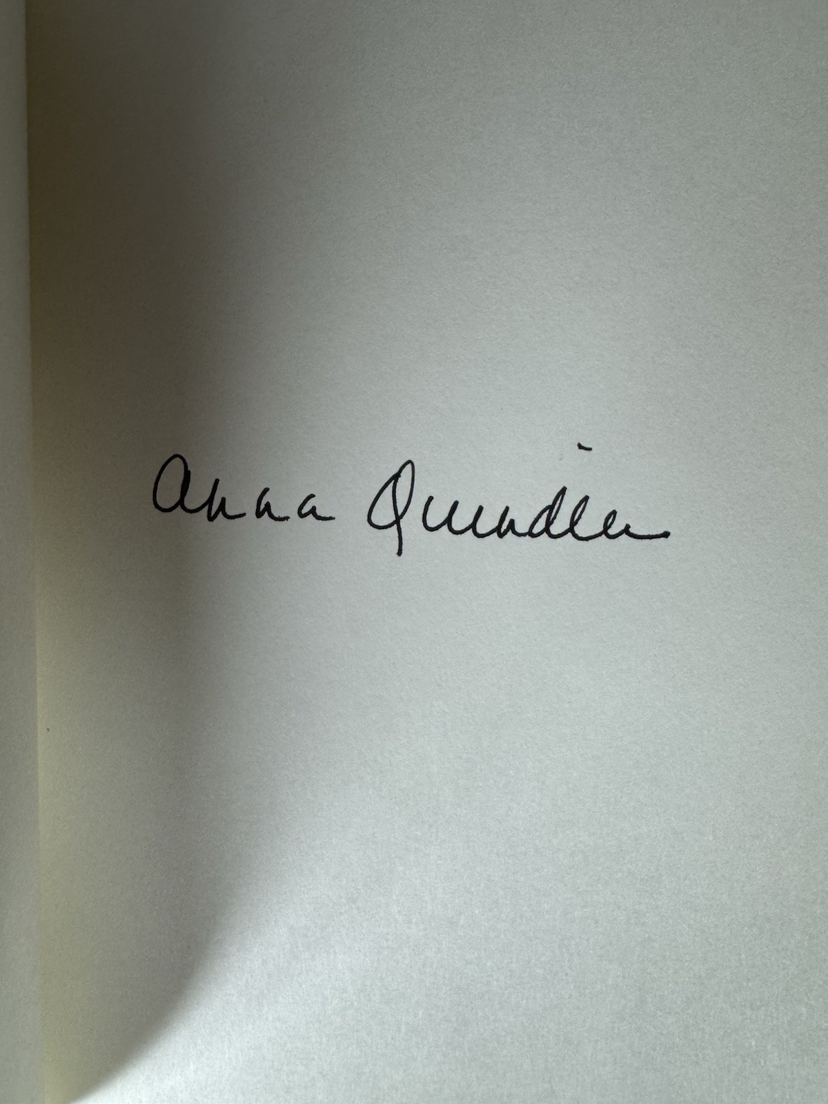 Anna Quindlen Lots of Candles, Plenty of Cake Signed 1st Ed HC 2012 Random House
