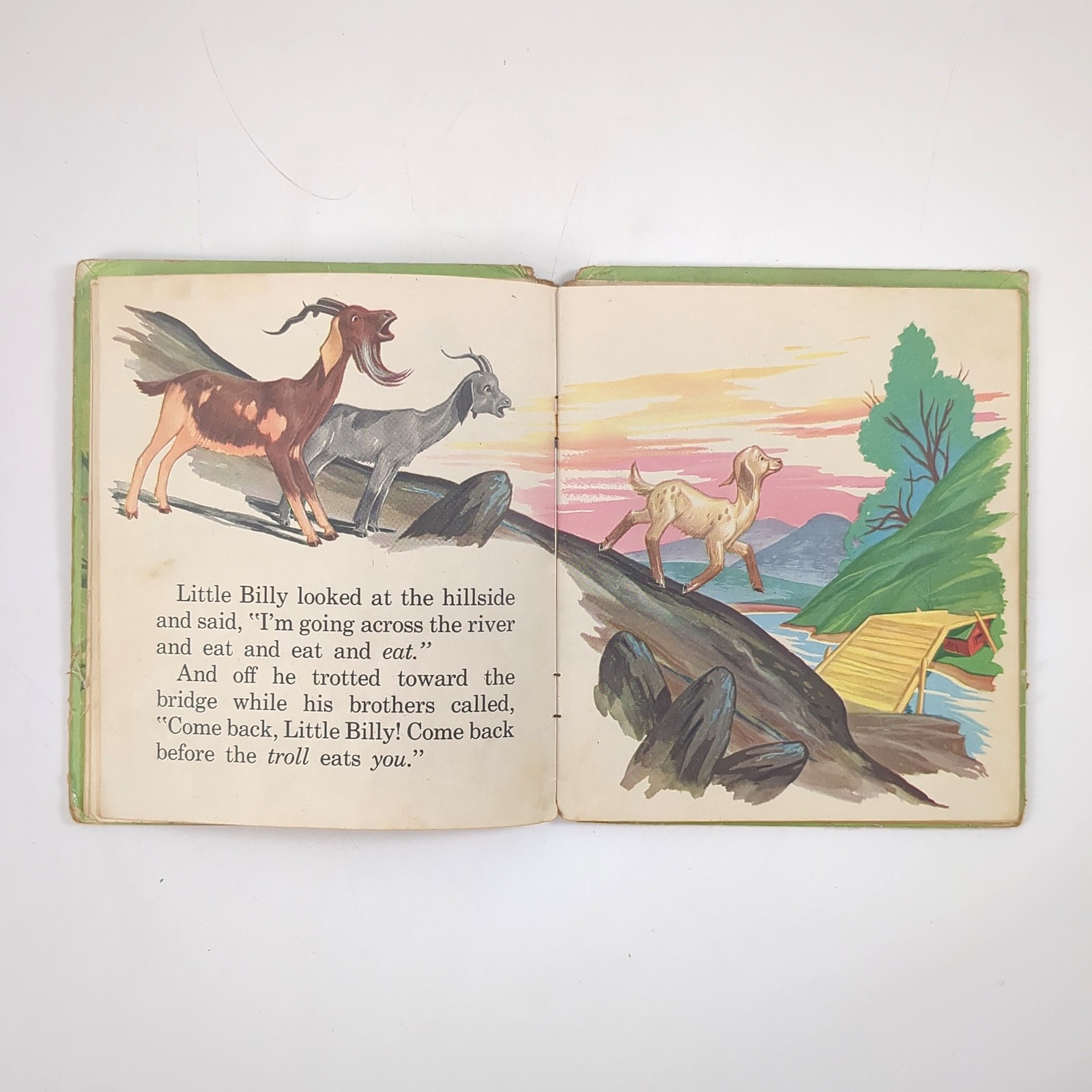 Three Billy Goats Gruff Tell A Tale Hardcover Book Lee J Ames 1954