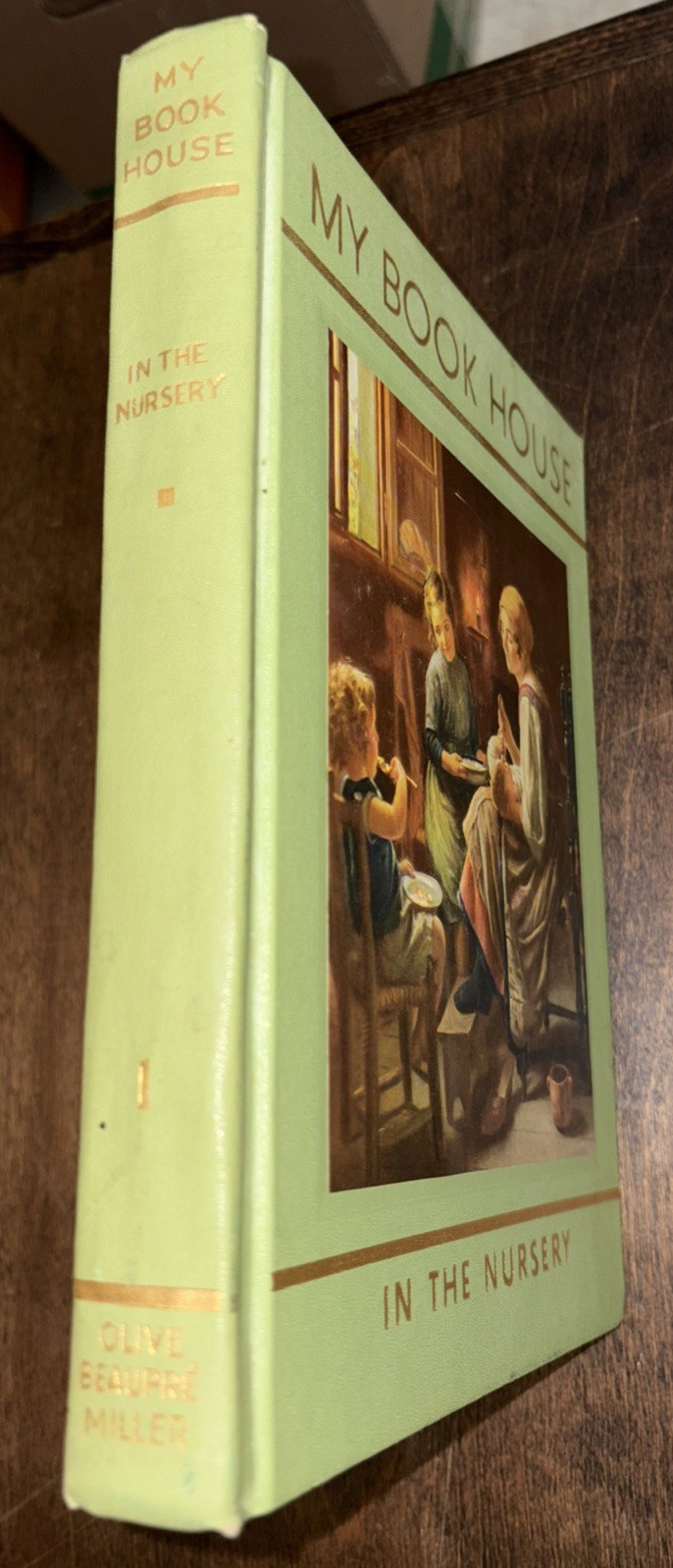“In The Nursery” My Book House, Rainbow Edition, Olive Beaupre Miller Excellent.