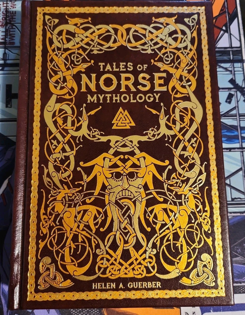Tales of NORSE MYTHOLOGY by Helen A Geurber Leather Bound Sealed NEW