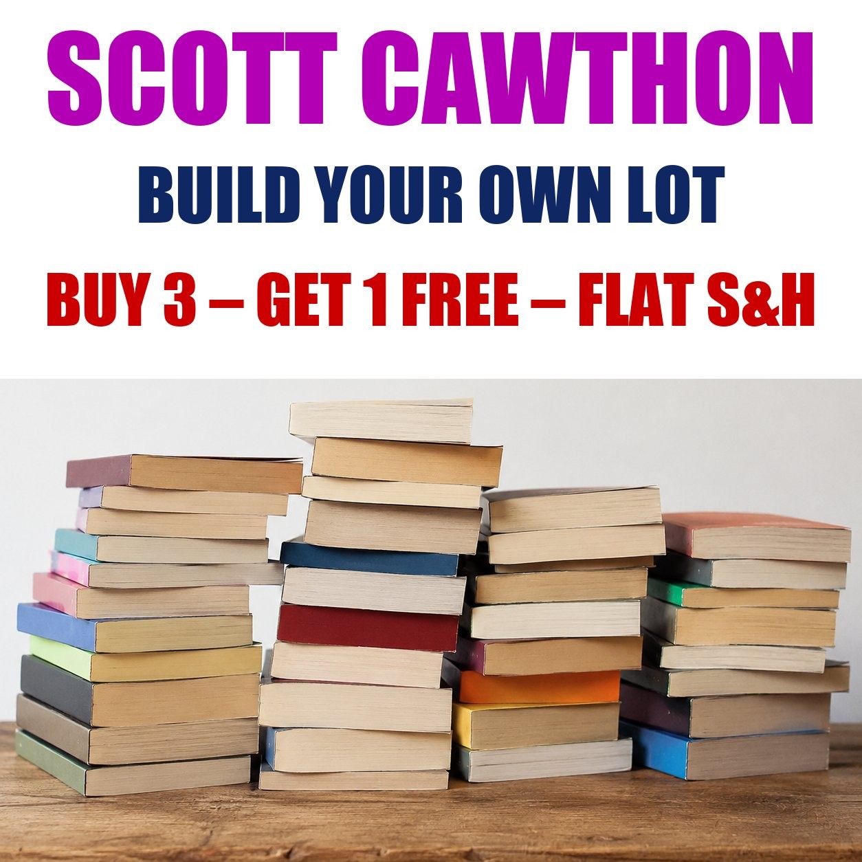 Scott Cawthon Paperback Books – Build Your Own Book Lot – Flat Shipping