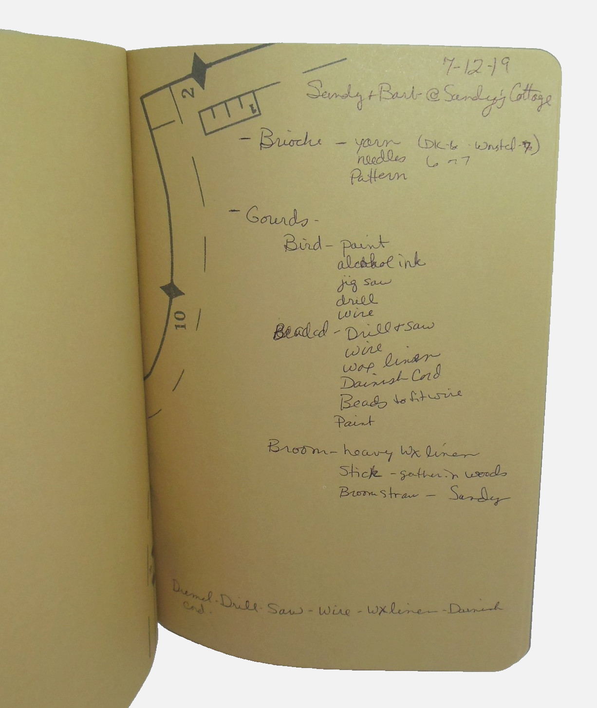 NOTEBOOK Made to Look Like Vintage 70s McCall’s Pattern Journal Blank Pages