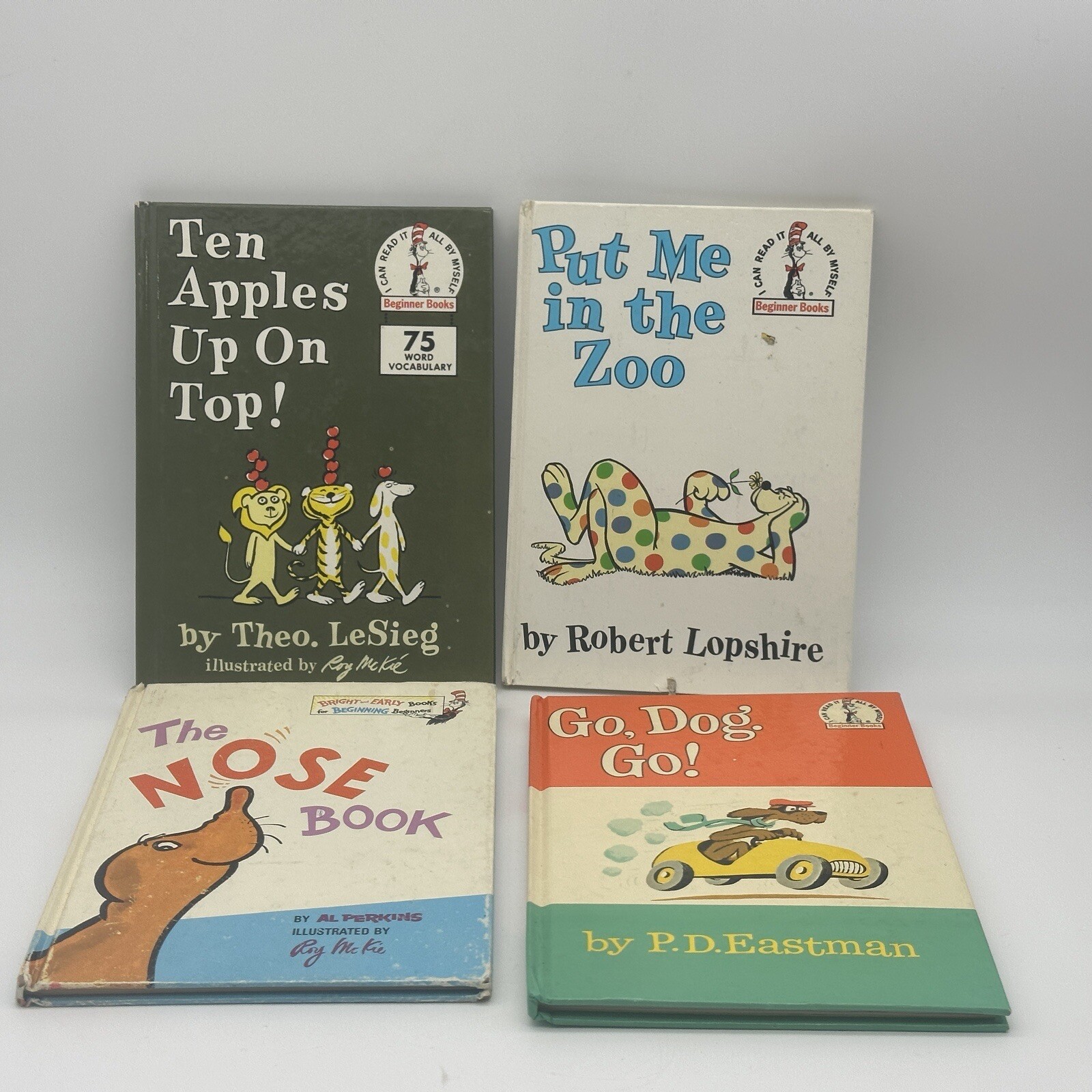 Vintage Beginners Books Lot, Lopshire, LeSieg, Perkins, P.D. Eastman