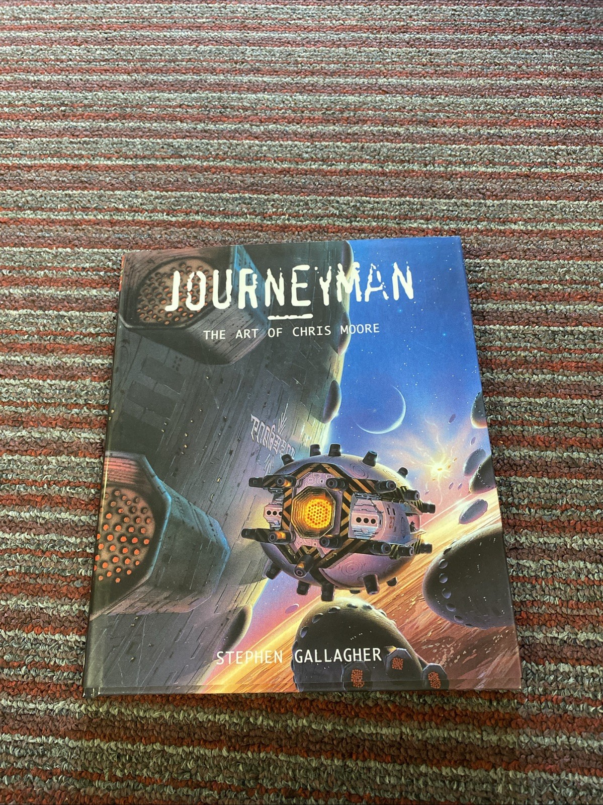 THE ART PF CHRIS MOORE : Journeyman by Stephen Gallagher (Hb)