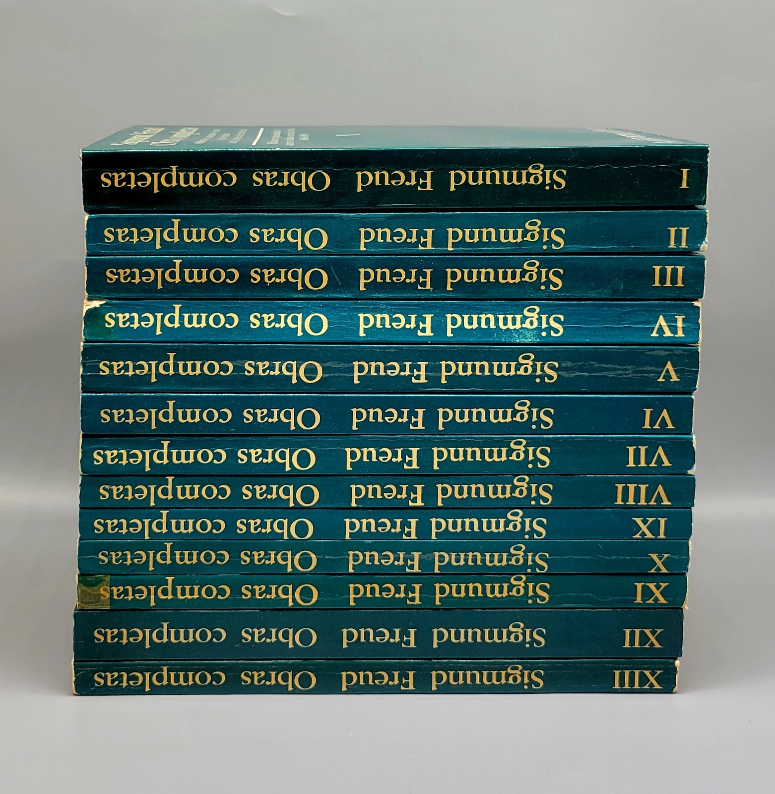 Sigmund Freud Obras Completas Books I-XIII Spanish 1982 Edition – Good