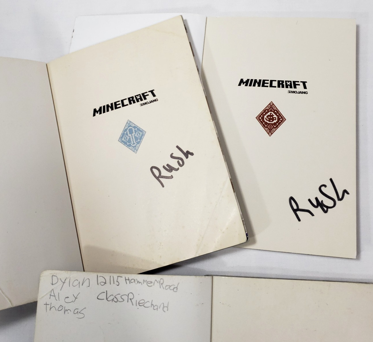 Minecraft Handbooks Complete Collection Mojang Set Of 4 Books Lot Paperbacks