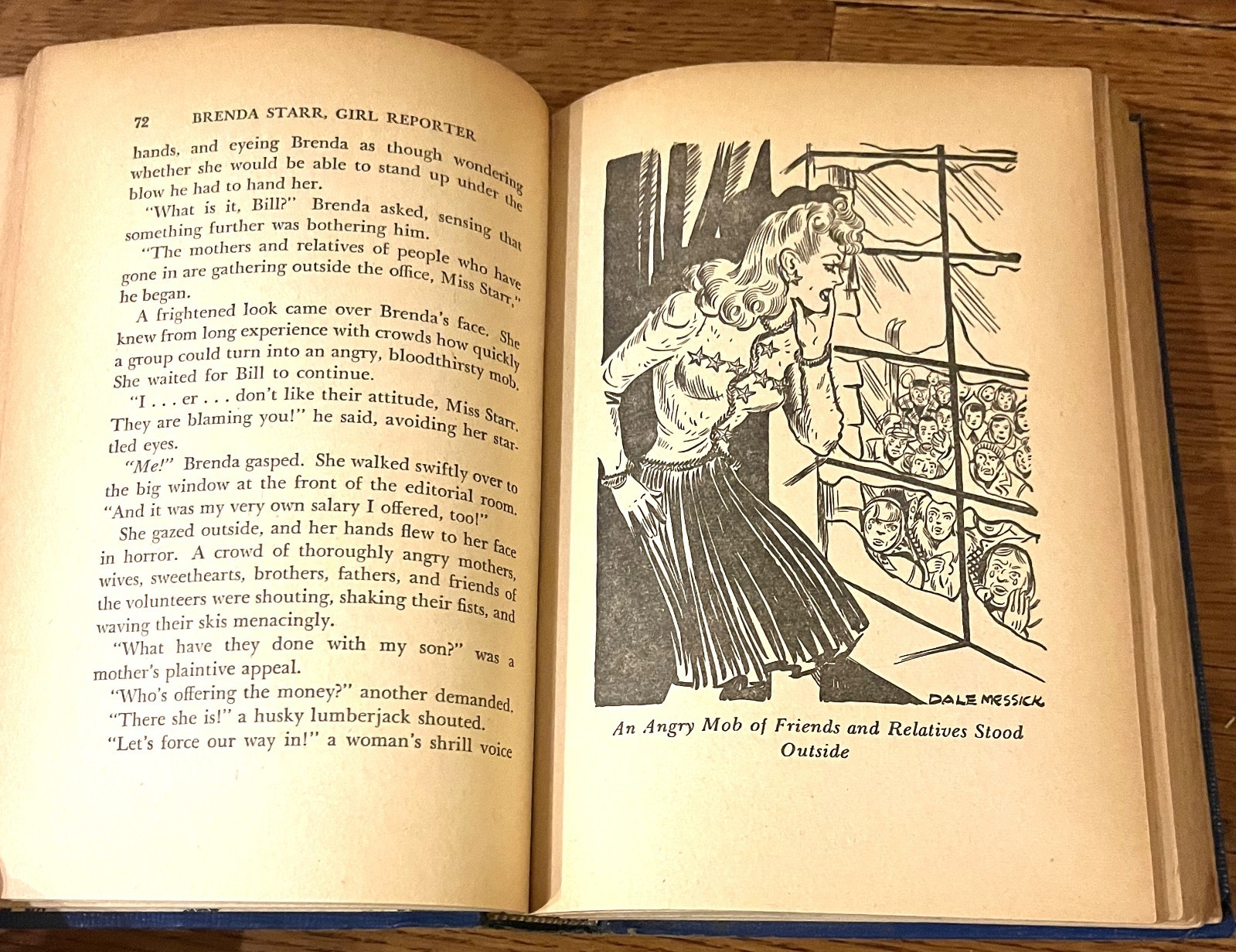 BRENDA STARR, GIRL REPORTER-1943 Novel-DALE MESSICK-Excellent 1st Hardcover w/DJ