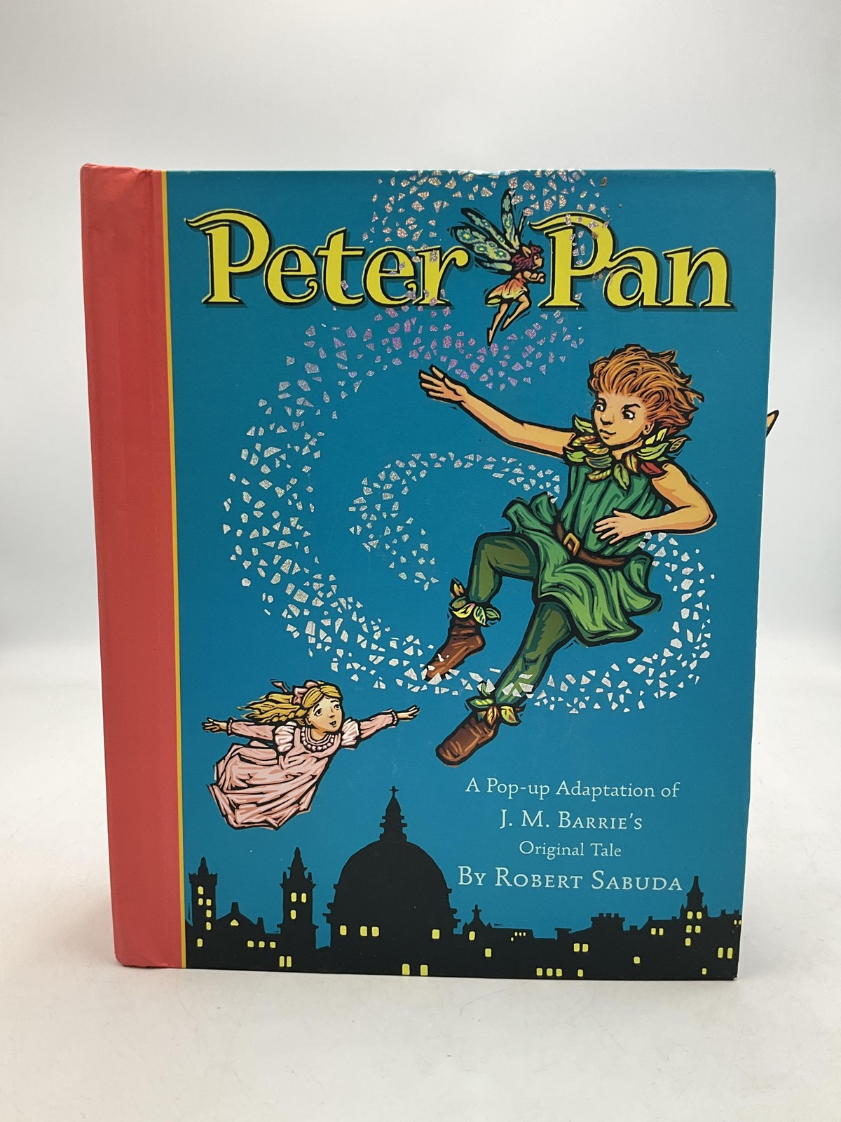 Peter Pan Robert Sabuda Pop-Up HC Illustrated Little Simon Red Blue USA