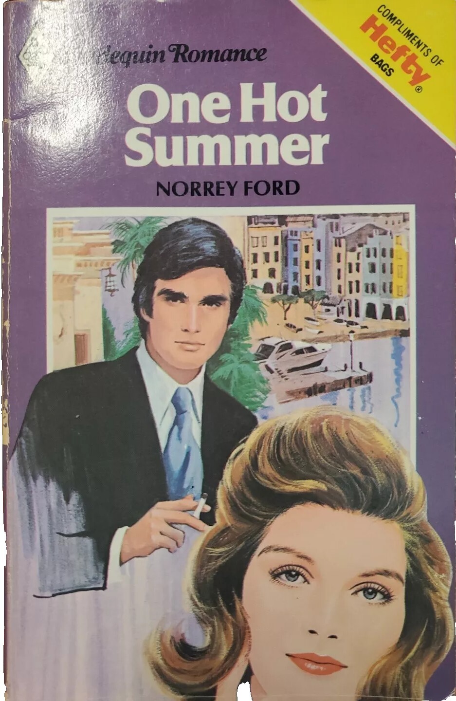 One Hot Summer Romance Paperback Novel 1981 Norrey Ford Harlequin Book Pub Good
