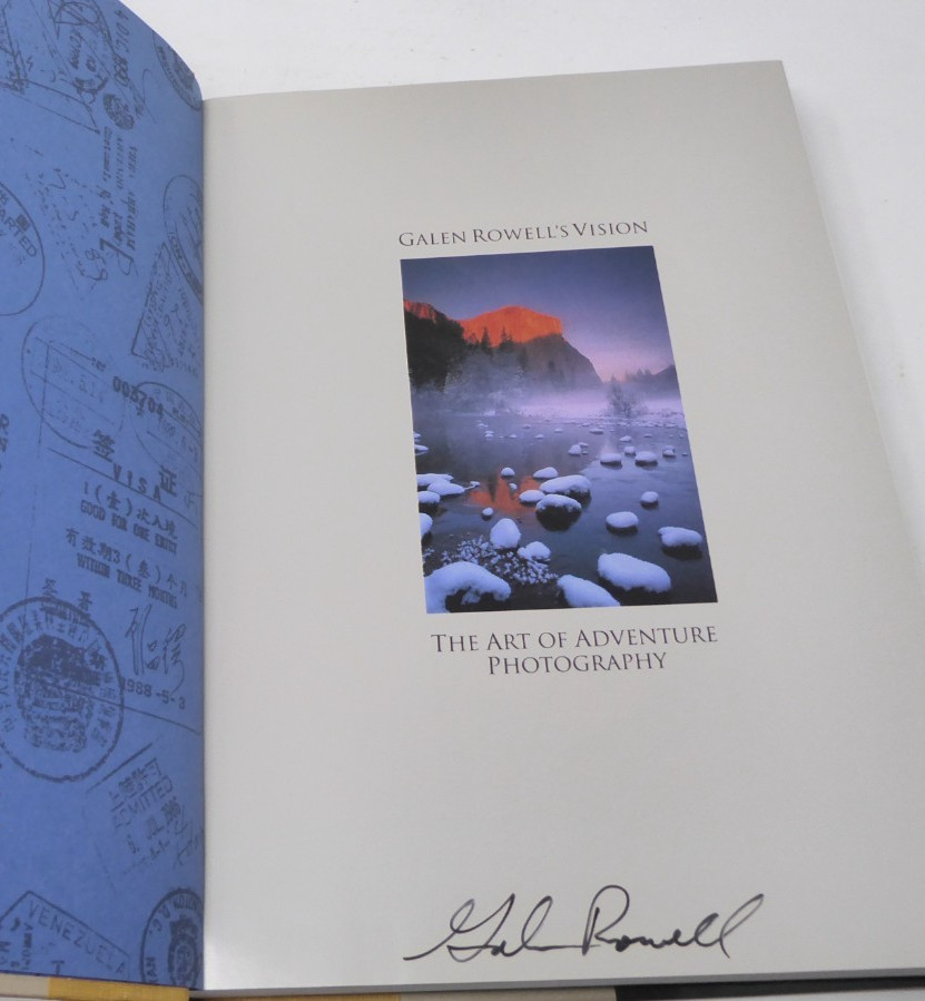 *SIGNED* Galen Rowell’s Vision Art of Adventure Photography (Hardcover, 1993)