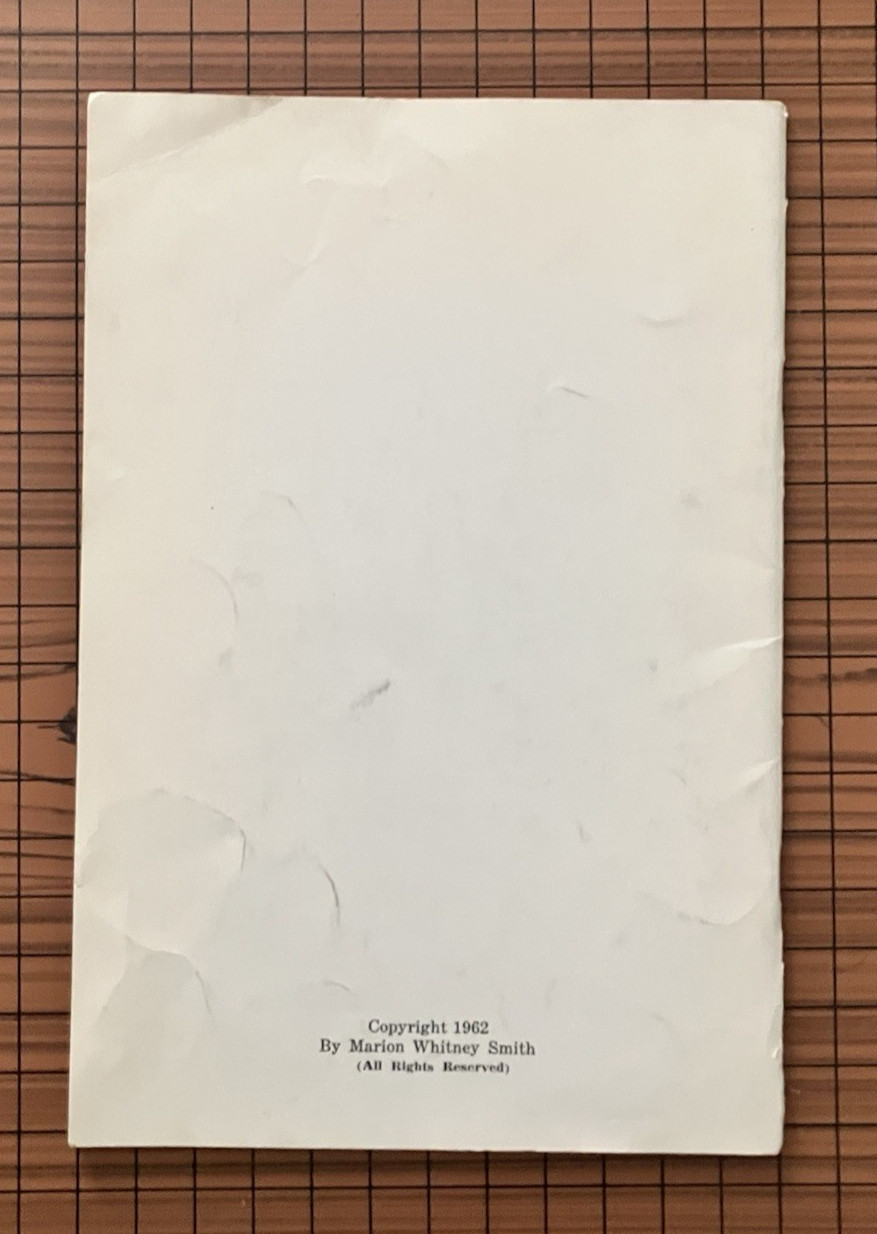 Algonquian and Abenaki Indian (Myths and Legends/ Marion Whitney Smith Autograph