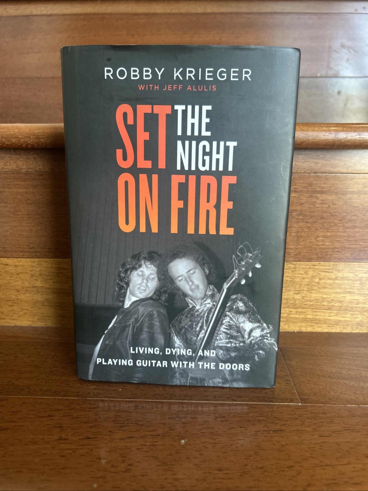Set The Night On Fire Signed By Robby Krieger Hardcover 1st Edition The Doors