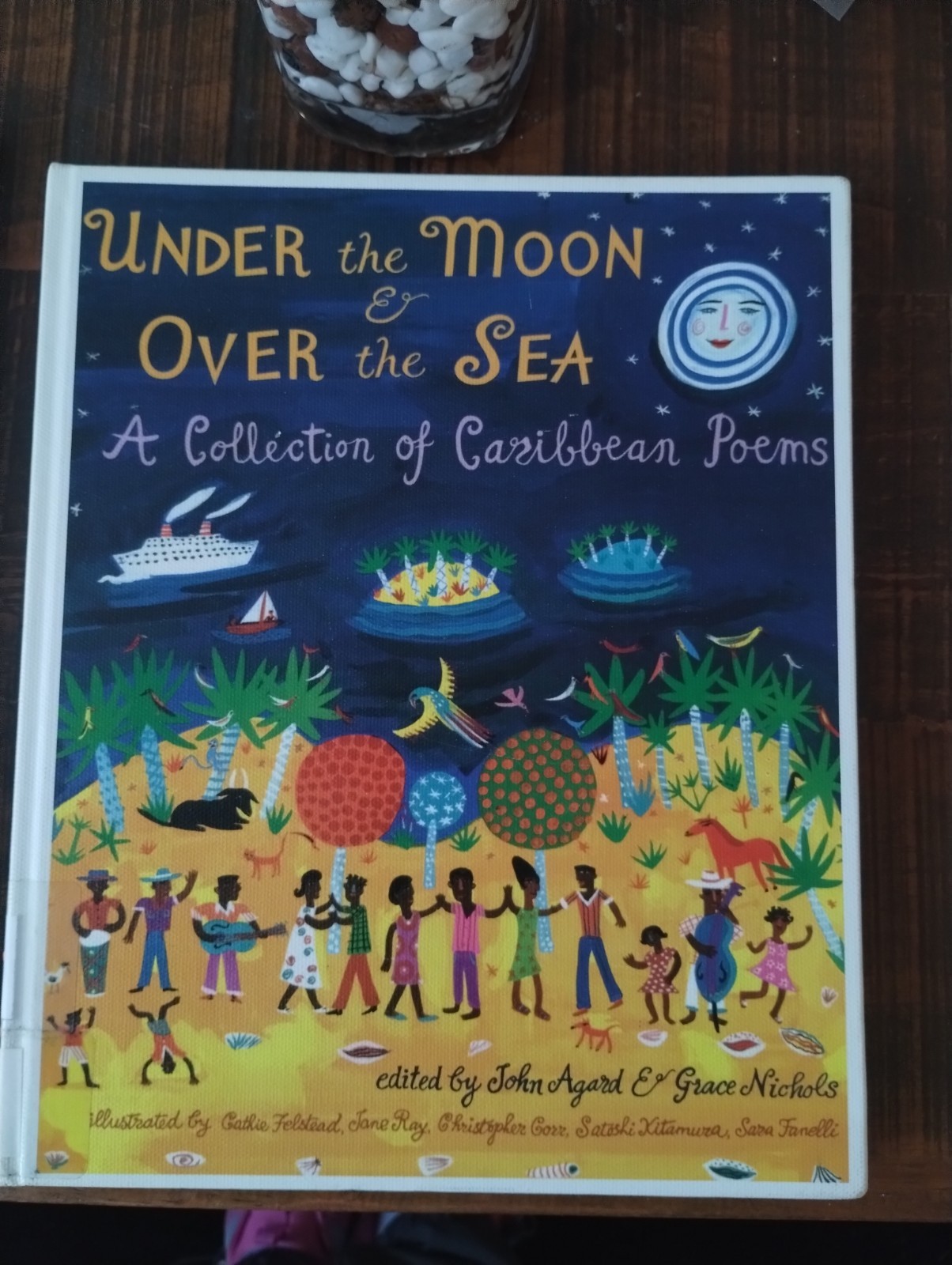 Under the Moon and Over the Sea Hardcover Poetry Ages 4-8 Agard Nichols