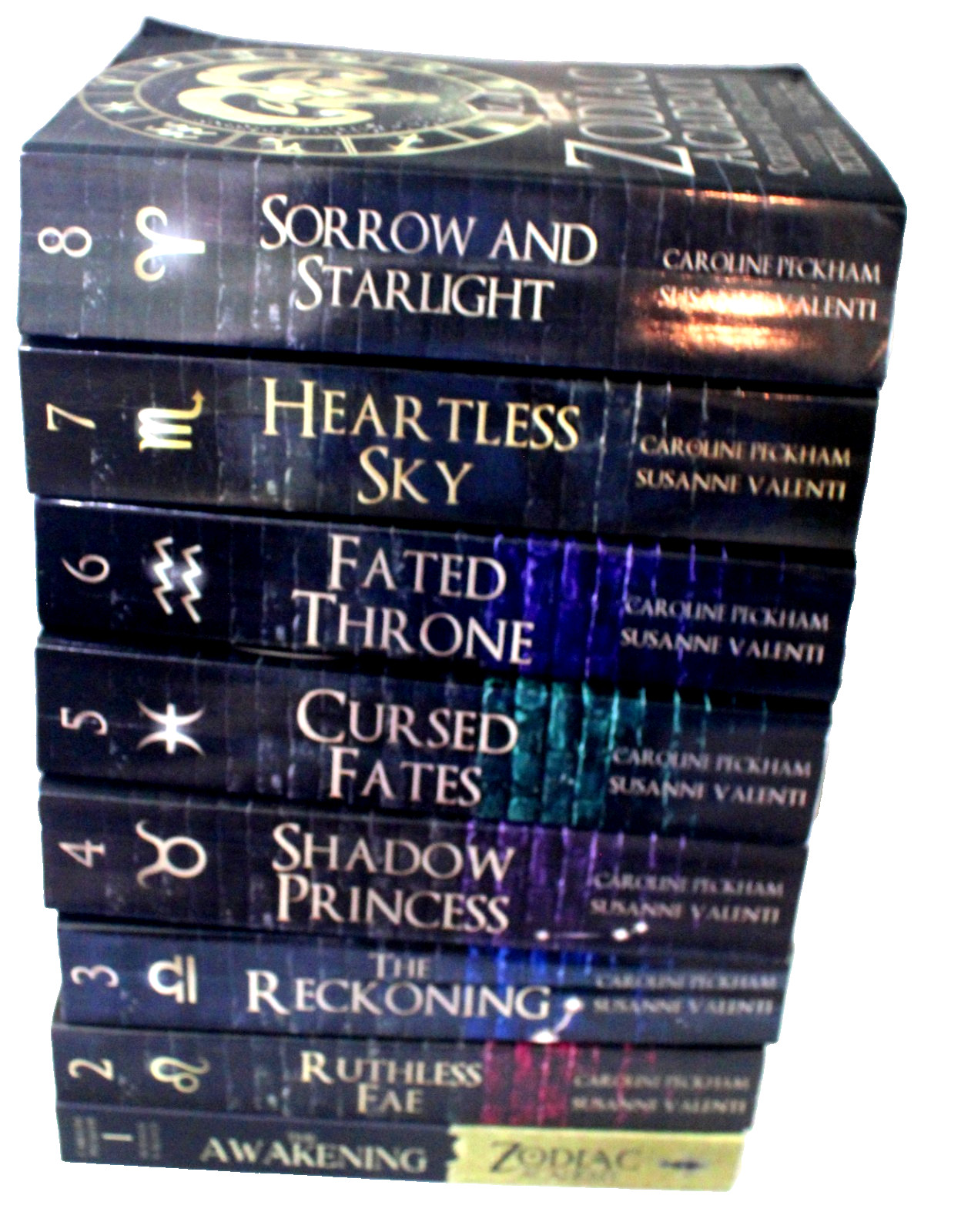 Zodiac Academy Paperback Set Fantasy Books 1-8 Peckham Valenti + BULLY / A.S.S.
