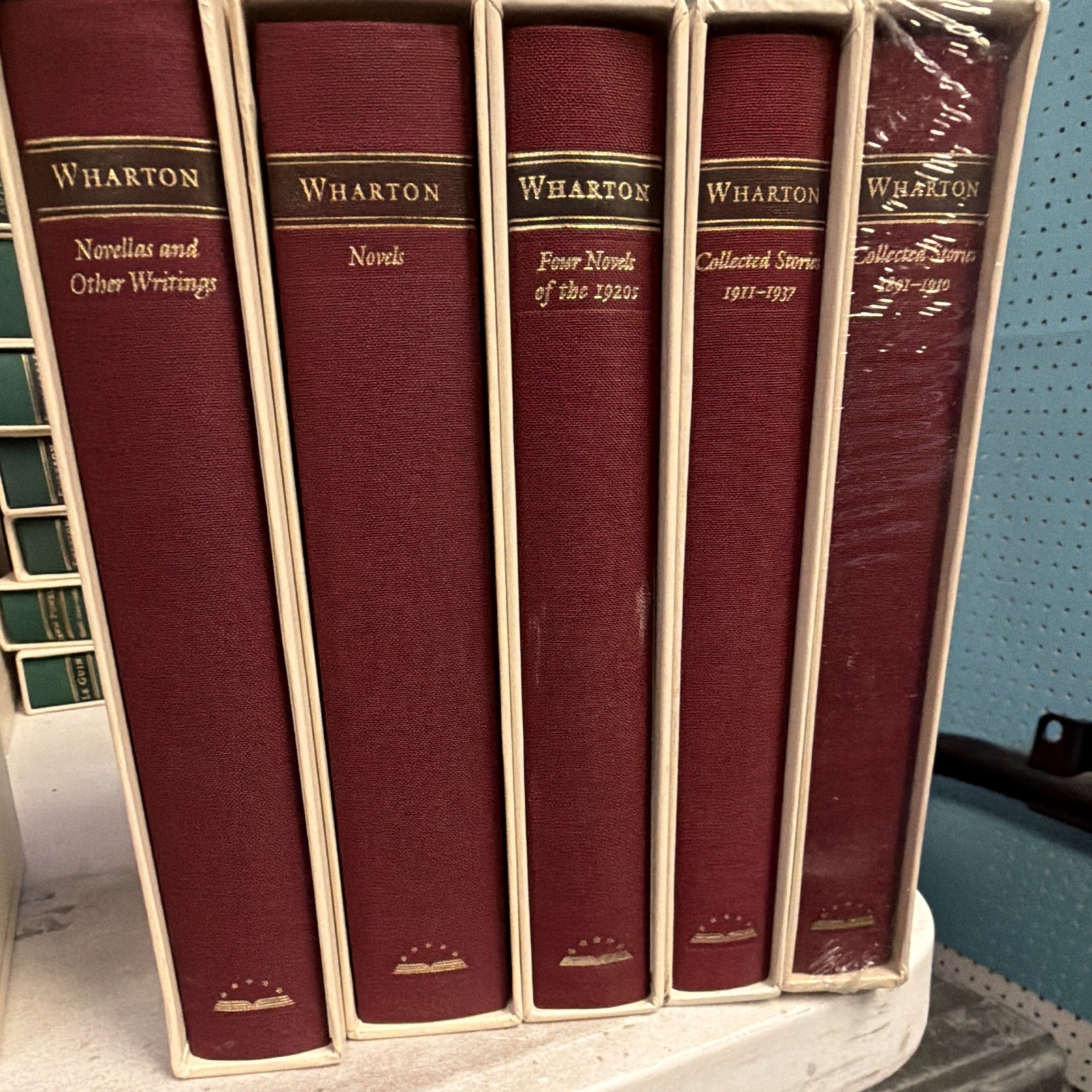 Edith Wharton Library of America Hardcover Box Set Novels & Collected Stories