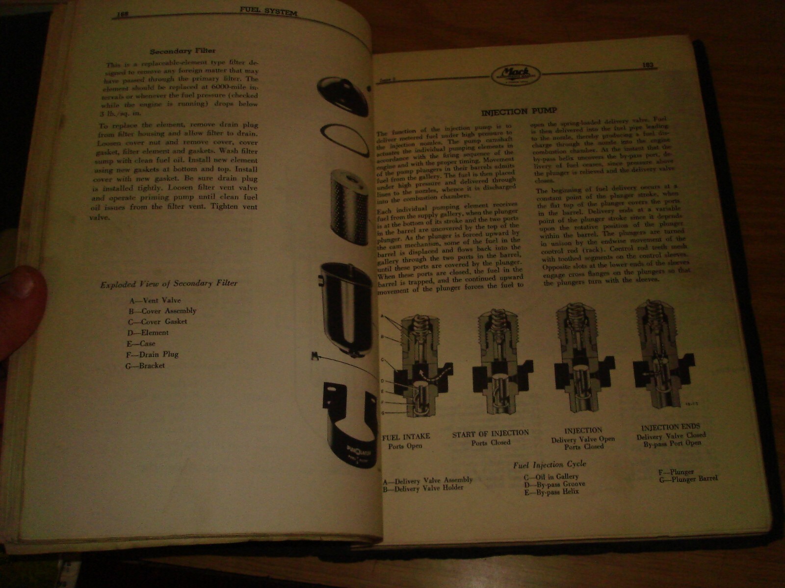 1951 Mack Trucks lot 2 books Parts List 2006/Model A50X/Maintenance Manual EQ2D