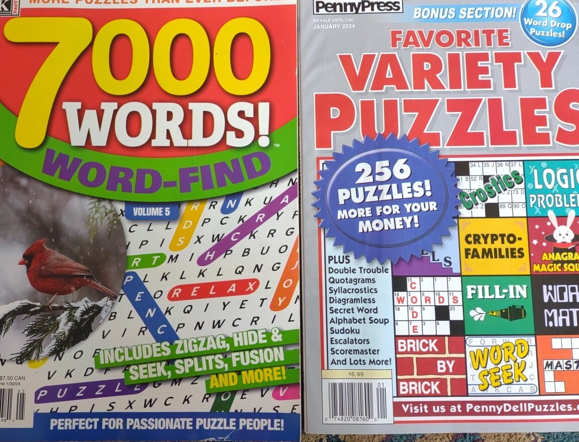 Favorite Variety Puzzles And 7000 Words Word Find Volume 5 Activity Books