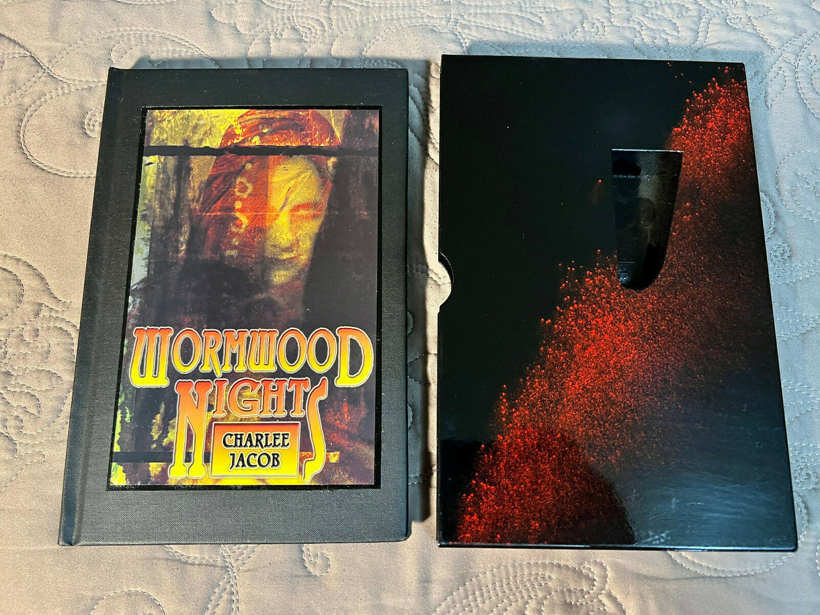 Wormwood Nights Charlee Jacob Bloodletting Press Lettered MM Metal Slipcase