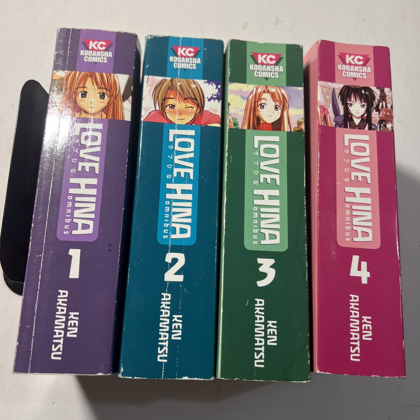 Love Hina Omnibus 1-4 Lot – English Paperback Ken Akamatsu, Kodansha Comics ..