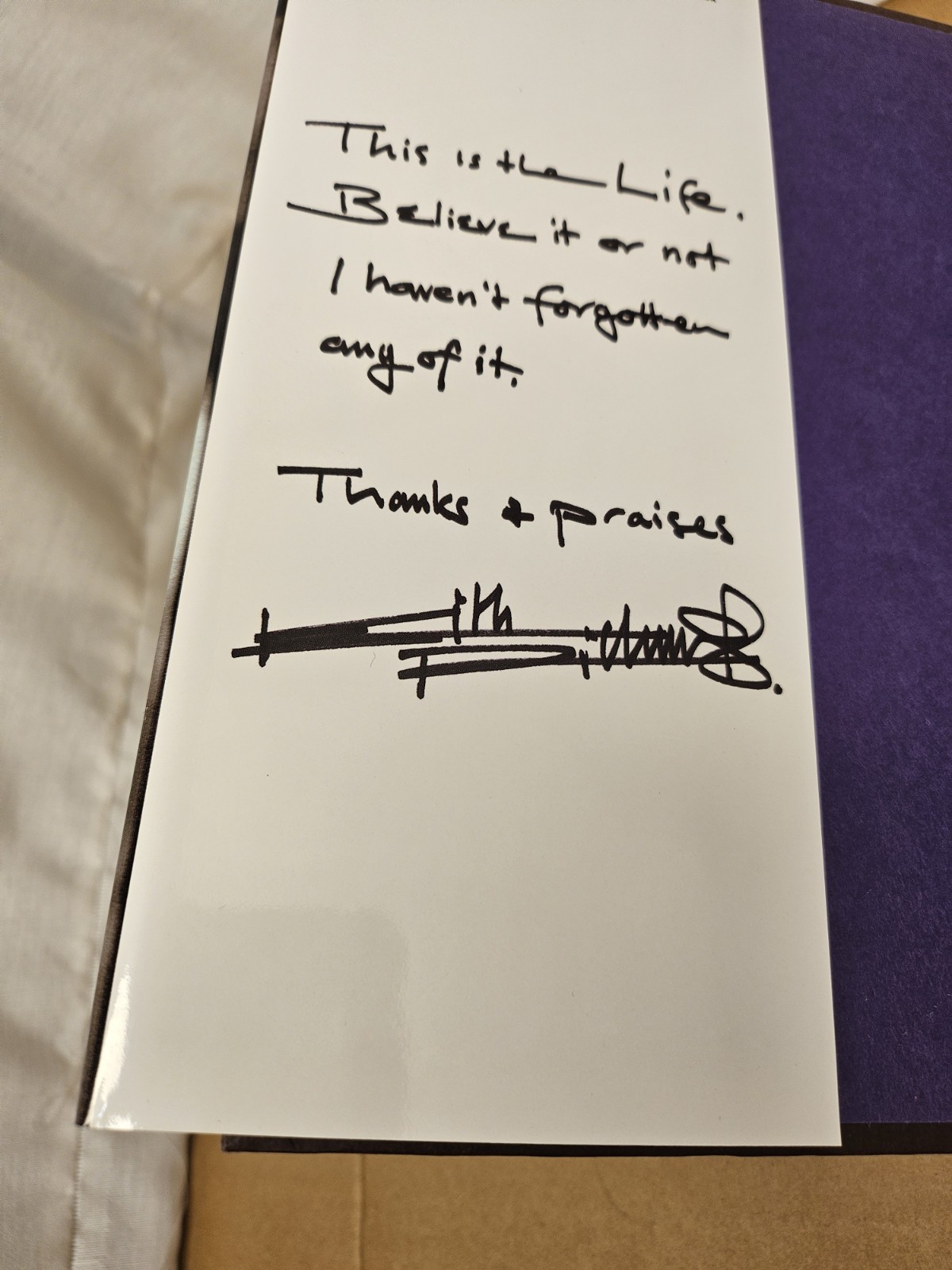 Keith Richards Life Autobiography Digitally Signed 1st Edition