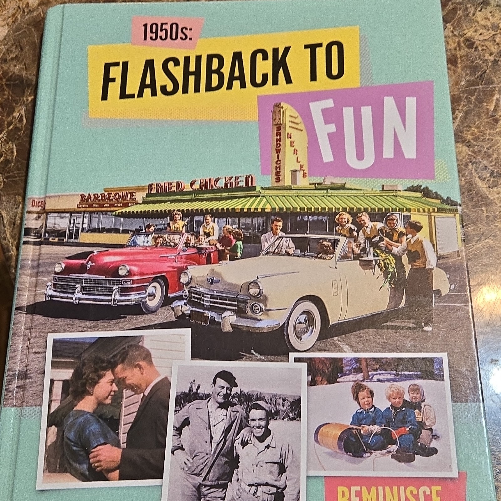 Reminisce 1950s: Flashback to Fun Illustrated Hardcover by Jeannine A. Meinen