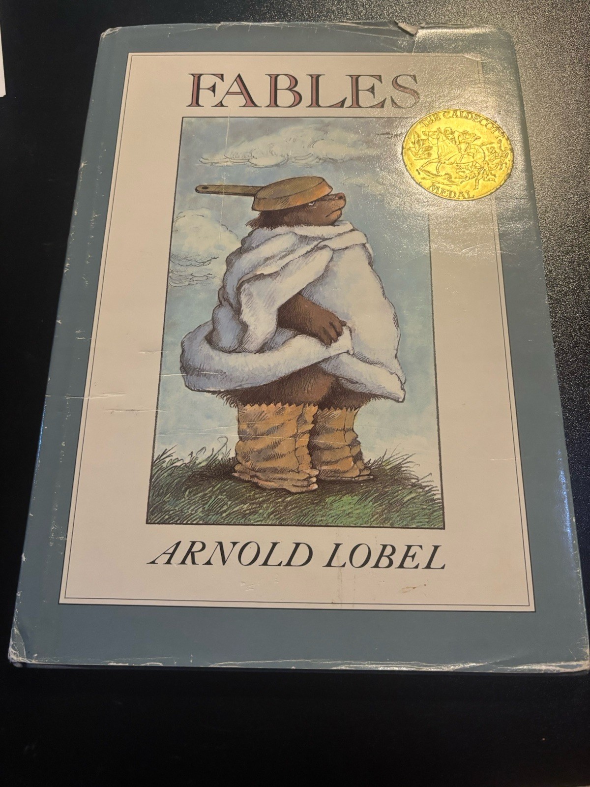 RARE SIGNED w/SKETCH! Fables by Arnold Lobel – 1st ed/3rd ptg VG+/VG+