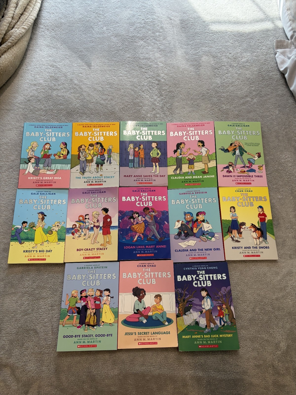 The Babysitters Club Books 1 to 13 Lot of 13 Ann M Martin Paperback BRAND NEW