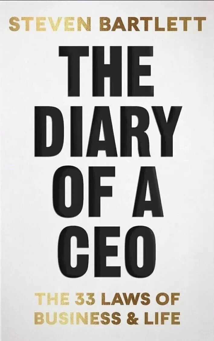 The Diary of a CEO: by Steven Bartlett Paperback Brand New Book US