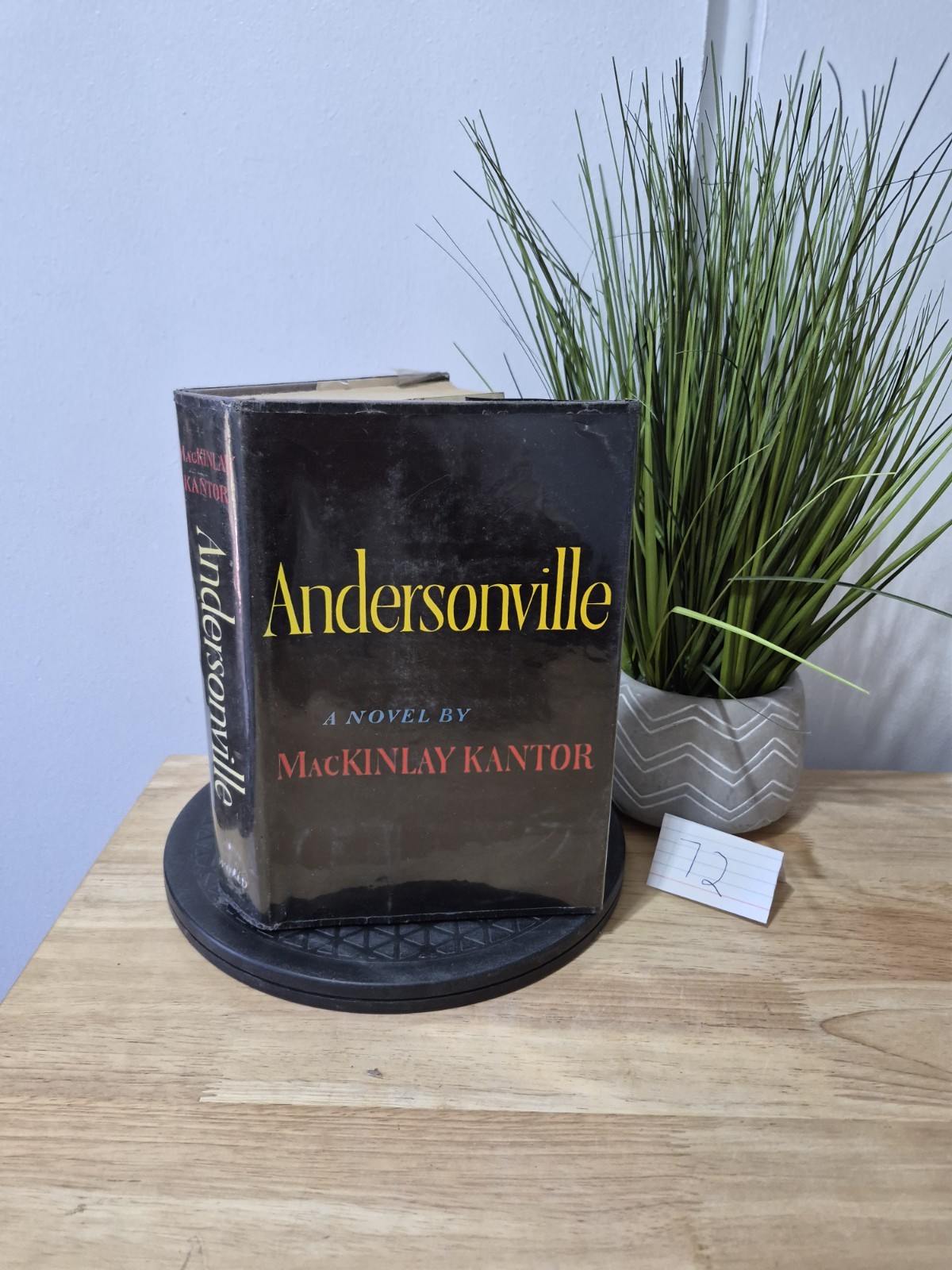 Andersonville by MacKinlay Kantor – 1955 Hardcover Dust Jacket